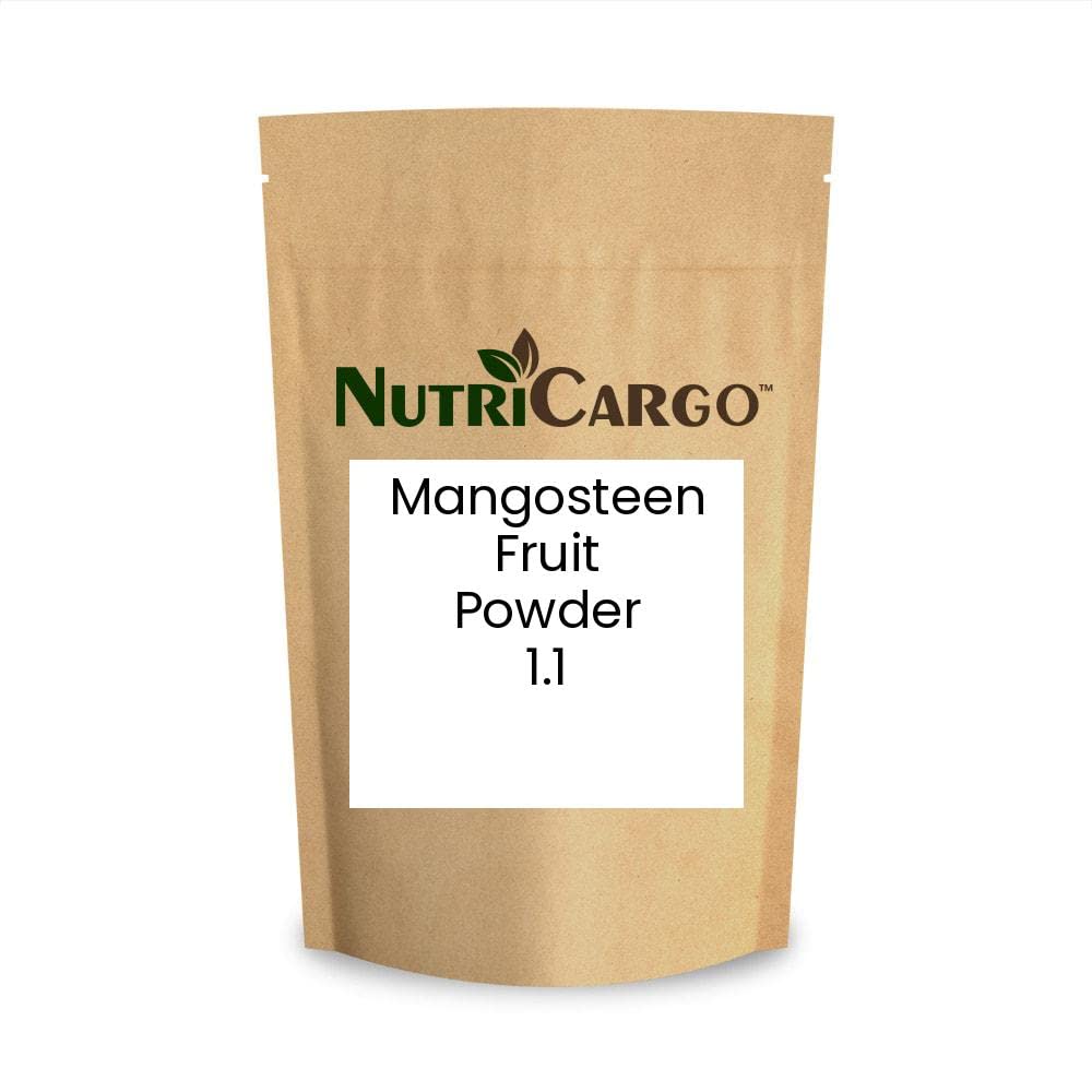 Premium Mangosteen Fruit Powder 1.1 LBS (500g) - Organic Superfood Supplement for Smoothies, Baking & Wellness Drinks