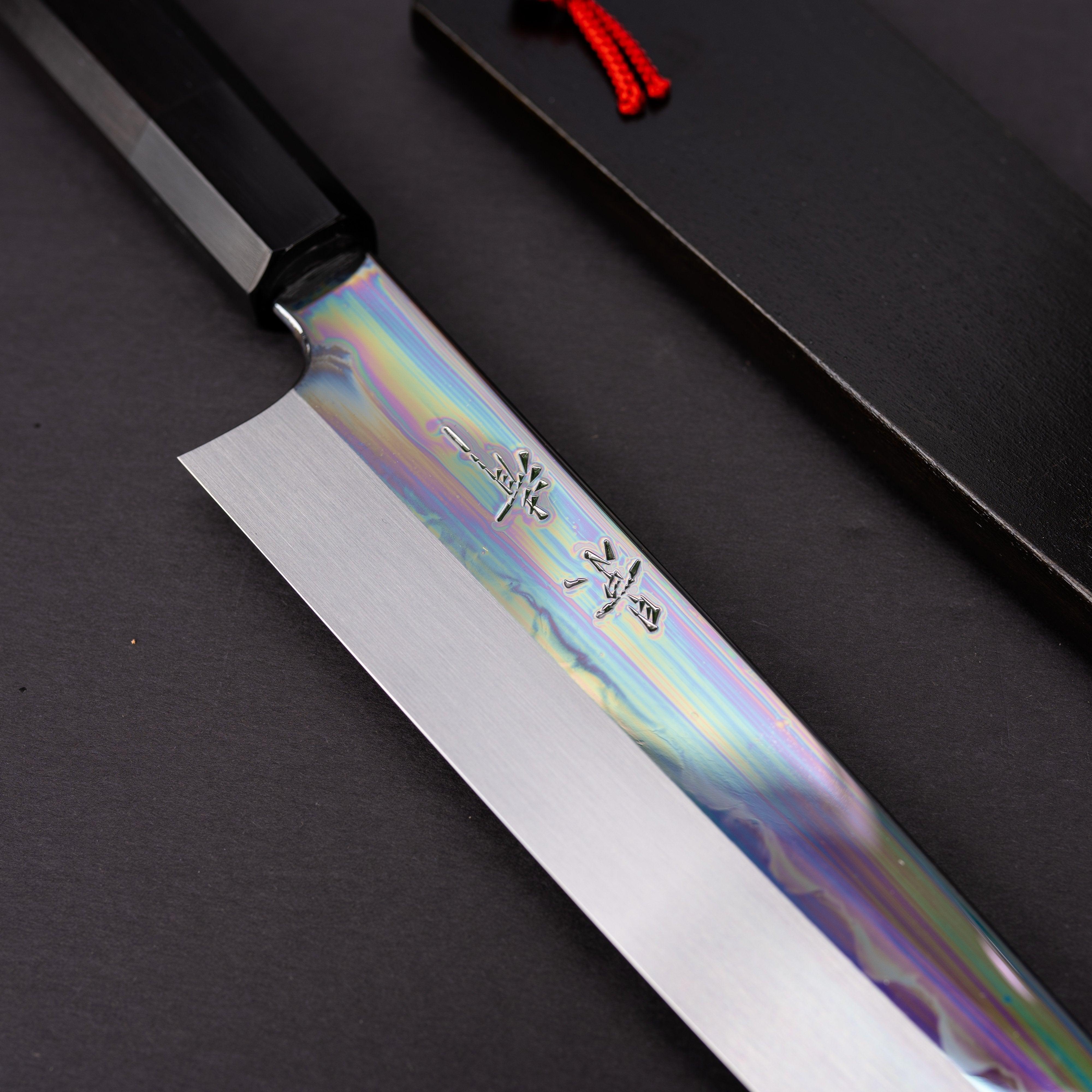 Premium Kagekiyo Mizu Honyaki White #2 Gyuto 240mm Japanese Chef Knife - Mirror Polished Blade for Sushi, Sashimi & Precision Cutting