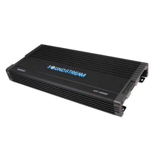 Soundstream AR18000D 8000W Peak (4000W RMS) Arachnid Series Class D Monoblock 1 Ohm Stable Car Amplifier - Powerful Bass Boost for Subwoofers in Trucks, SUVs & Custom Car Audio Systems