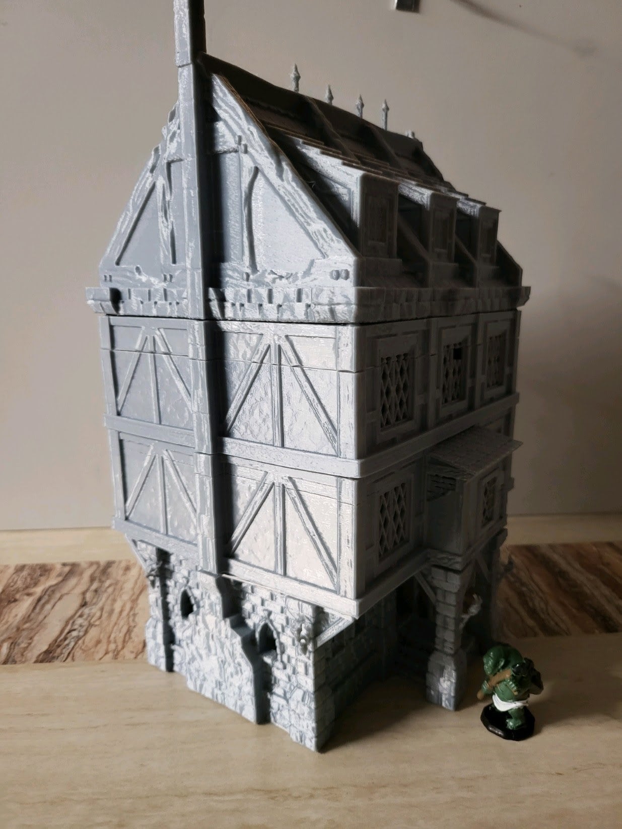 Ulvheim Inn Bar Keep - 28mm Scale Miniature Terrain for Warhammer & Dungeons & Dragons RPG - Perfect for Tabletop Gaming Scenes & Diorama Displays