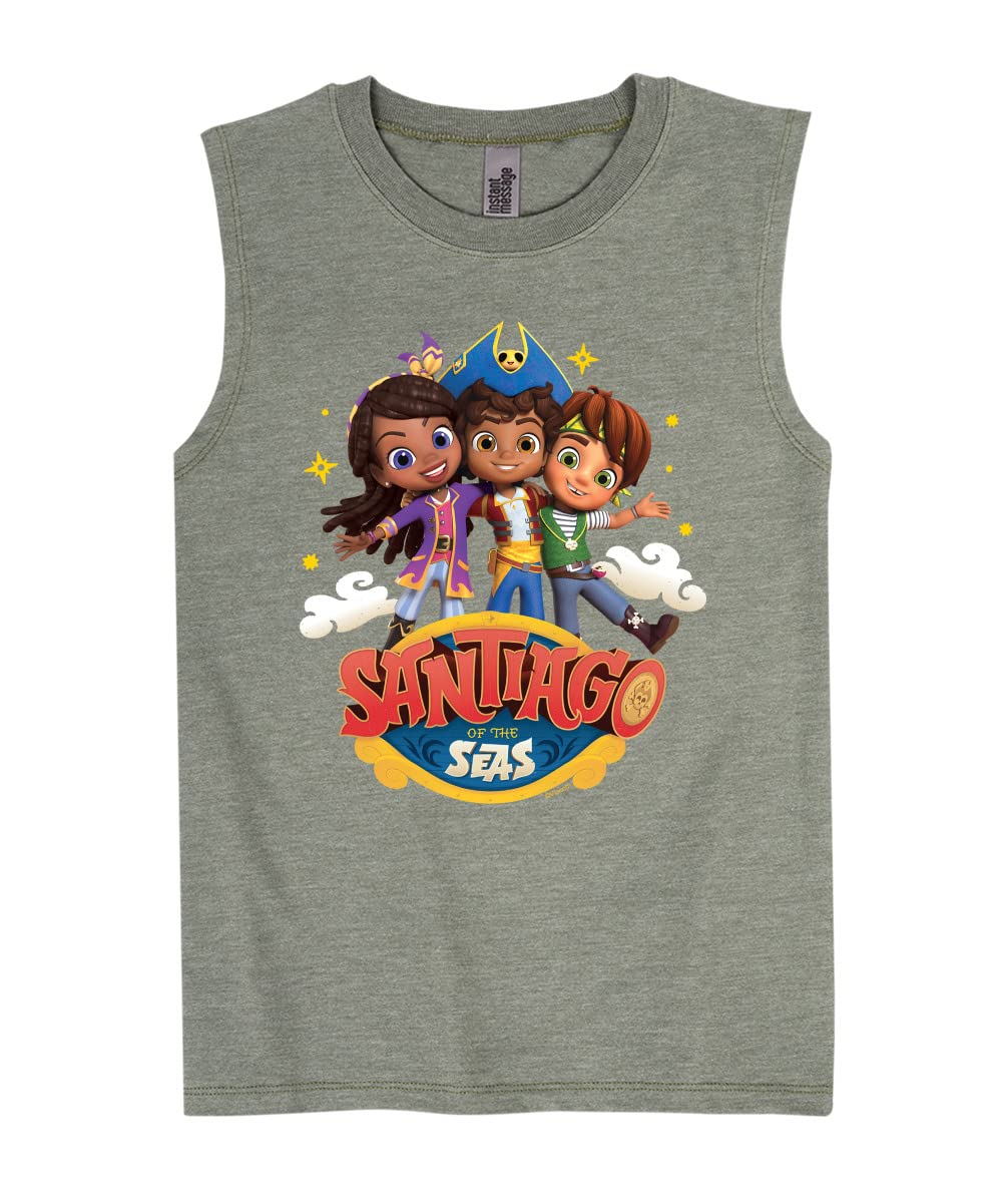 Santiago of The Sea The Crew Youth Muscle Tank Top for Boys - Lightweight & Comfortable Hybrid Apparel - Perfect for Summer, Beach & Casual Wear