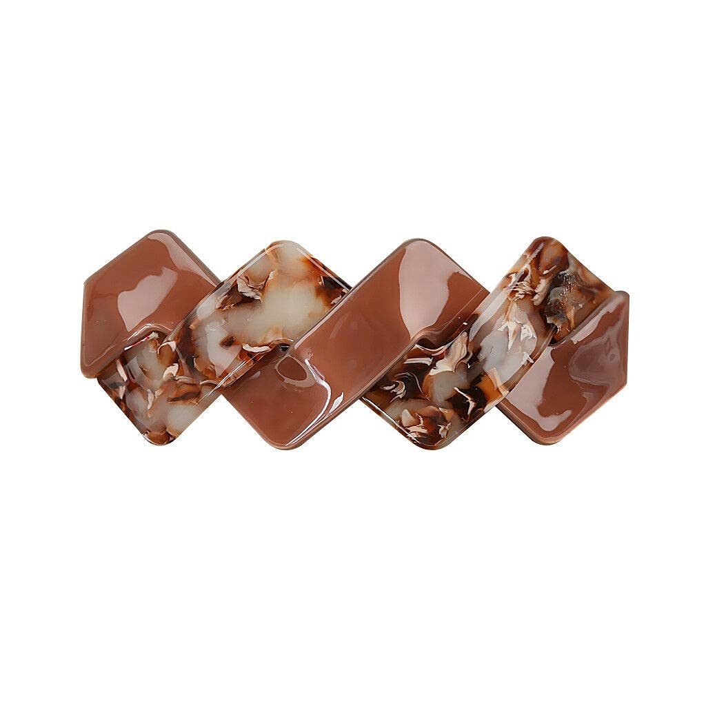 Ubersweet® 2Pcs Women's Geometric Hair Clips - Spring Barrette Hair Accessories for Women & Girls - Perfect for Parties, Weddings, and Everyday Styling