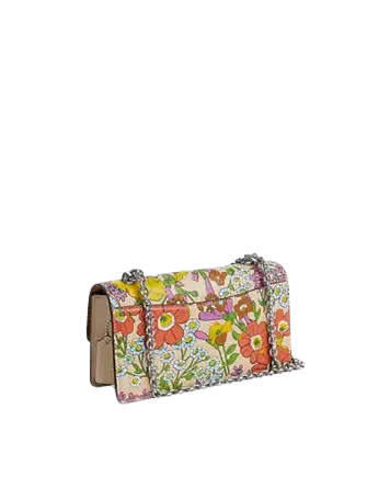 Coach Eliza Flap Crossbody Bag with Floral Print - Stylish Leather Shoulder Purse for Women, Perfect for Work, Travel & Everyday Use