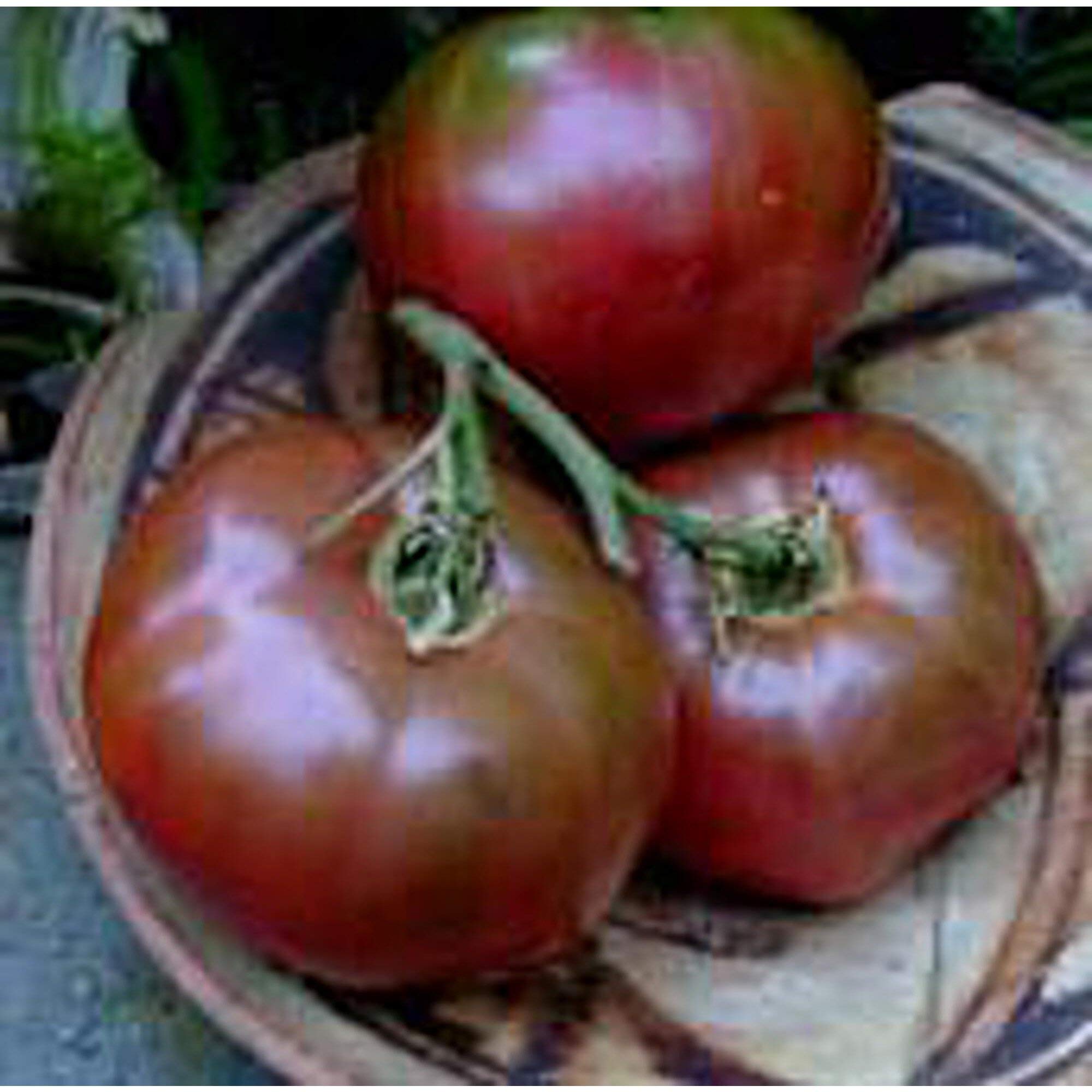 Heirloom Indian Stripe Tomato Seeds - Non-GMO, Organic (25+ Seeds) for Home Vegetable Gardening | Perfect for Fresh Salads, Sauces & Container Planting