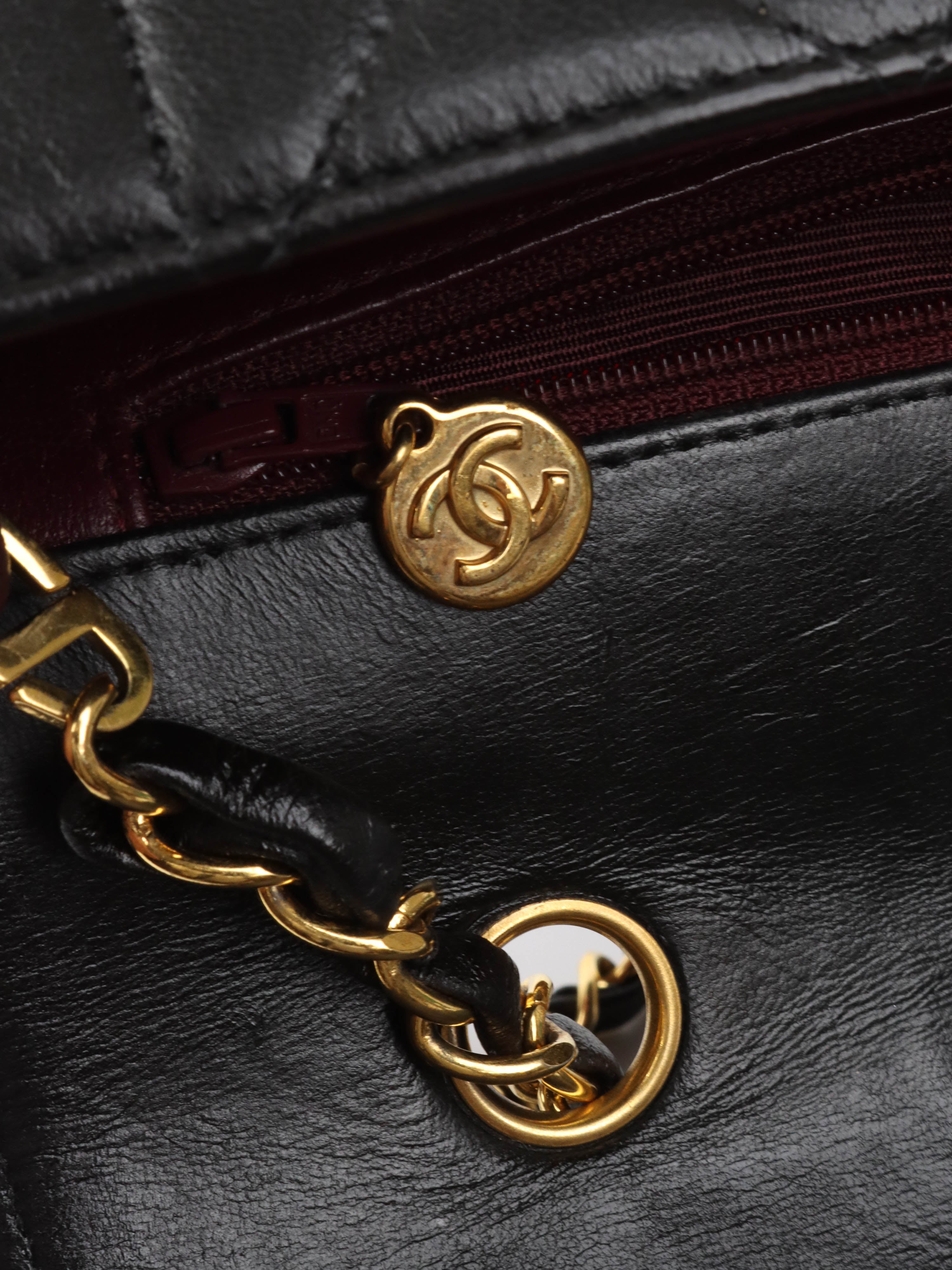 Vintage Chanel Diana Flap Bag in Black with 24K Gold Hardware - Luxury Designer Handbag for Women, Perfect for Evening Events & Special Occasions