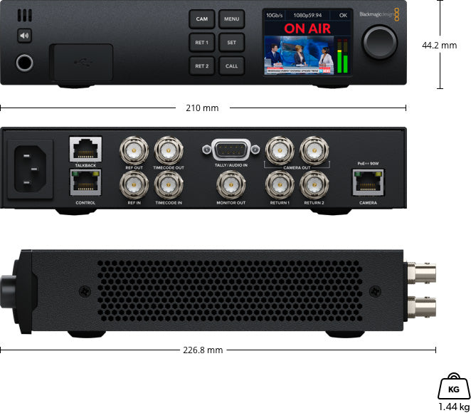 Blackmagic Studio Converter - Professional HDMI to SDI Video Converter for Live Streaming & Broadcast | Perfect for Video Production, Church Services & Conference Rooms