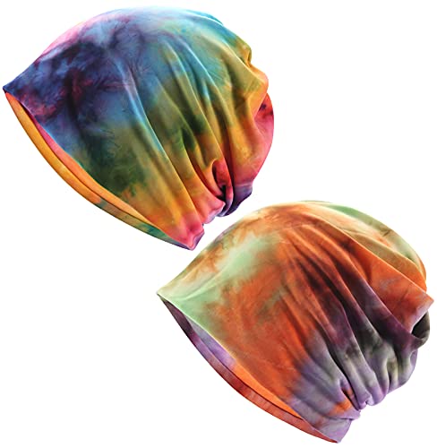 Tie Dye Yellow Red/Purple Green