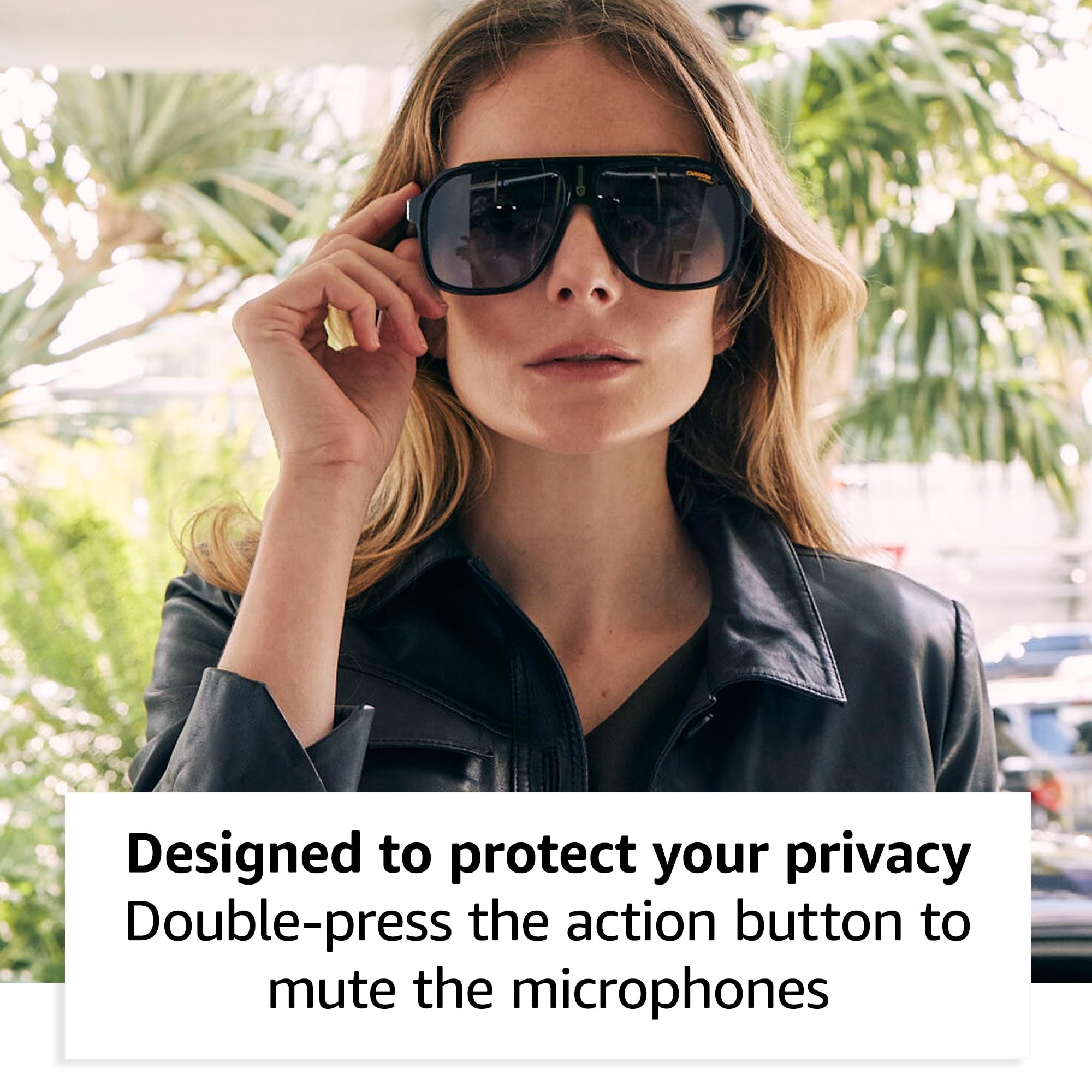 Carrera Smart Glasses with Alexa (2024 Newest Model) - Bluetooth Audio Sunglasses with Built-in Speaker & Mic - Cruiser Black Frame & Gradient Lenses - Hands-Free Calling, Music & Navigation - Perfect for Driving, Running & Outdoor Activities