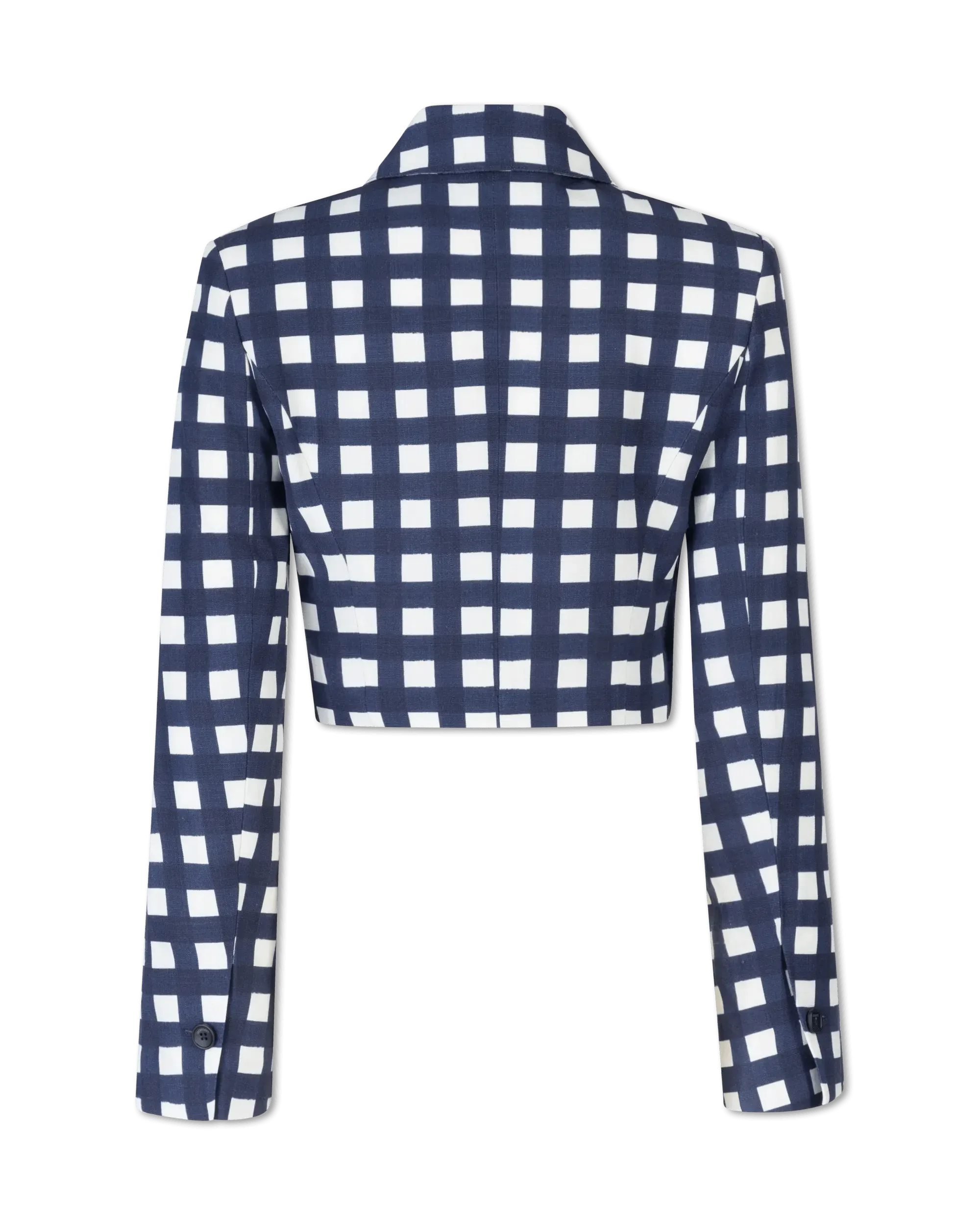 Limao Check Cropped Jacket - Stylish Women's Plaid Outerwear for Fall & Winter | Perfect for Casual Outfits, Date Nights & Office Wear