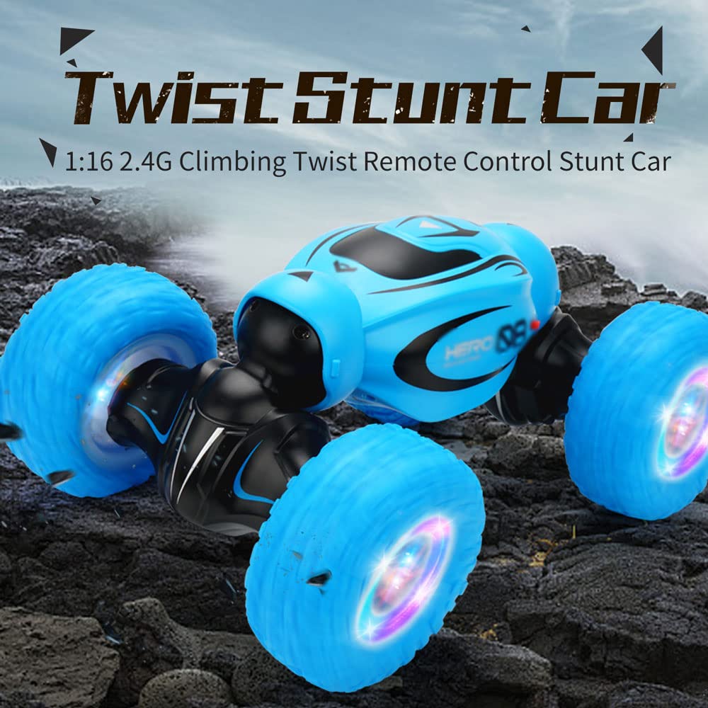 2.4G Double Sided Driving RC Buggy Car - 360° Rotation & Drift Stunt, 4WD High Speed Off-Road Remote Control Vehicle, Electric Toy Racing Car for Kids - Perfect for Indoor/Outdoor Play, Birthday Gifts & Backyard Racing Fun