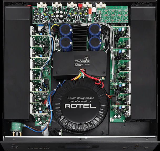 Rotel C8+ 100W x 8 Channel Multi-Zone Audio Distribution Amplifier for Home Theater & Whole House Audio System