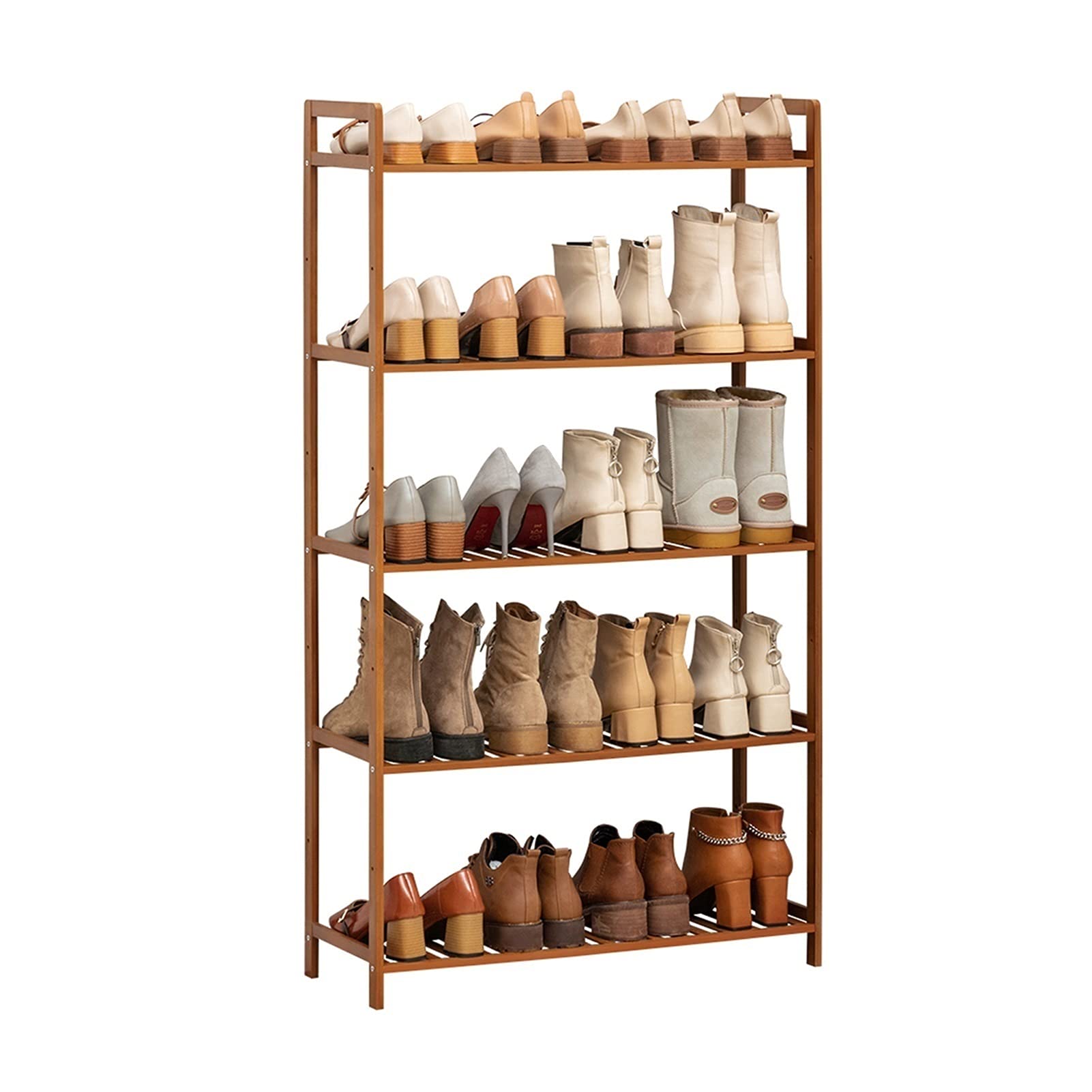 5-Tier Shoe Rack Organizer - Large Capacity Space Saving Shoe Storage Shelf for Closet, Bedroom, Living Room, Bathroom & Hallway | Perfect for Home Organization & Small Spaces (Color: A)
