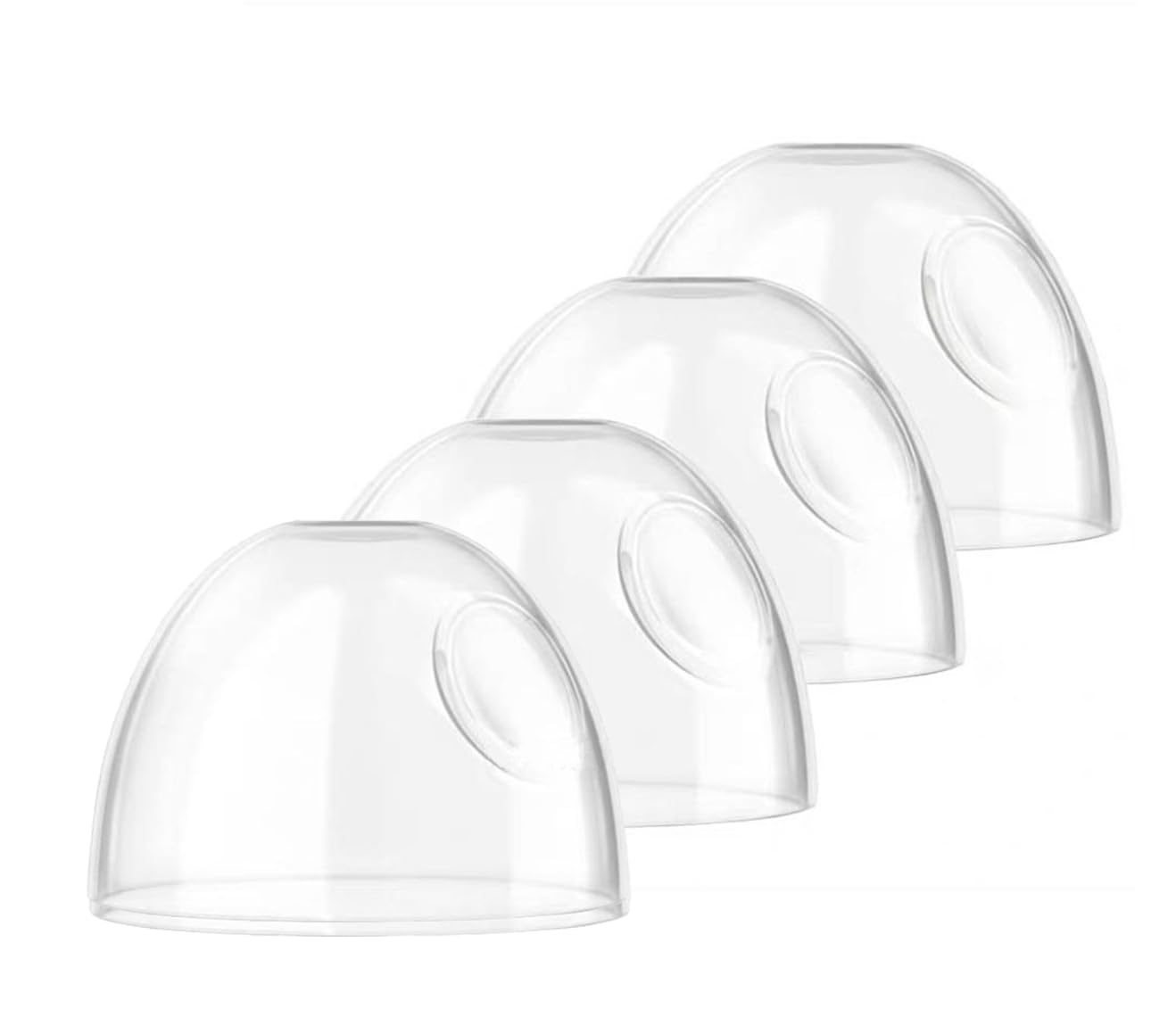 4 Pack Philips Avent Natural Bottle Caps - Leak-Proof Feeding Bottle Lids for Glass & Plastic Baby Bottles - Perfect for Travel, Daycare & On-the-Go Feeding