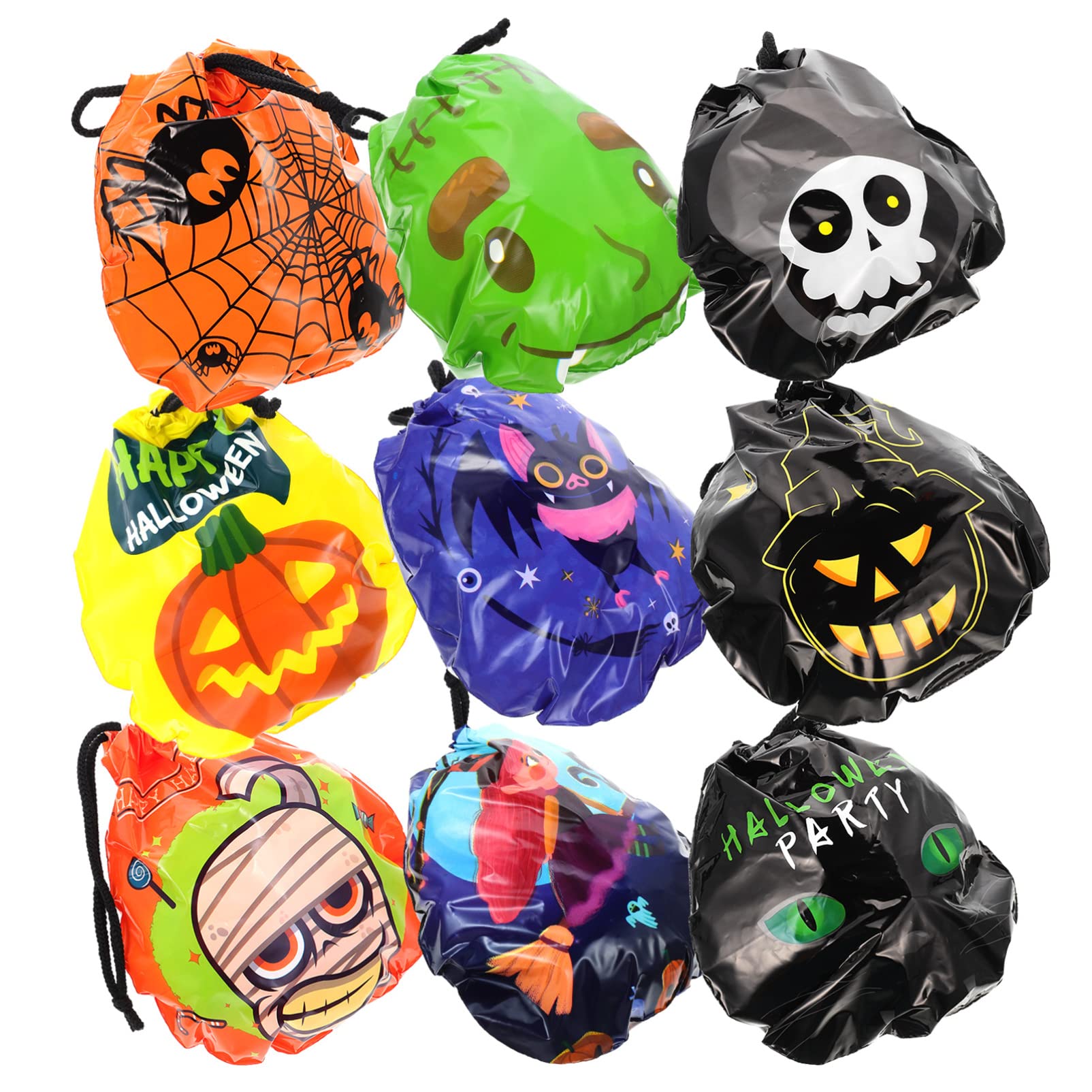 36Pcs Halloween Drawstring Candy Bags - Pumpkin Ghost Treat Bags for Trick or Treat Party, Halloween Gift Wrapping & Candy Stuffer - Perfect for Classroom Treats, Neighborhood Halloween Parties & Candy Exchange