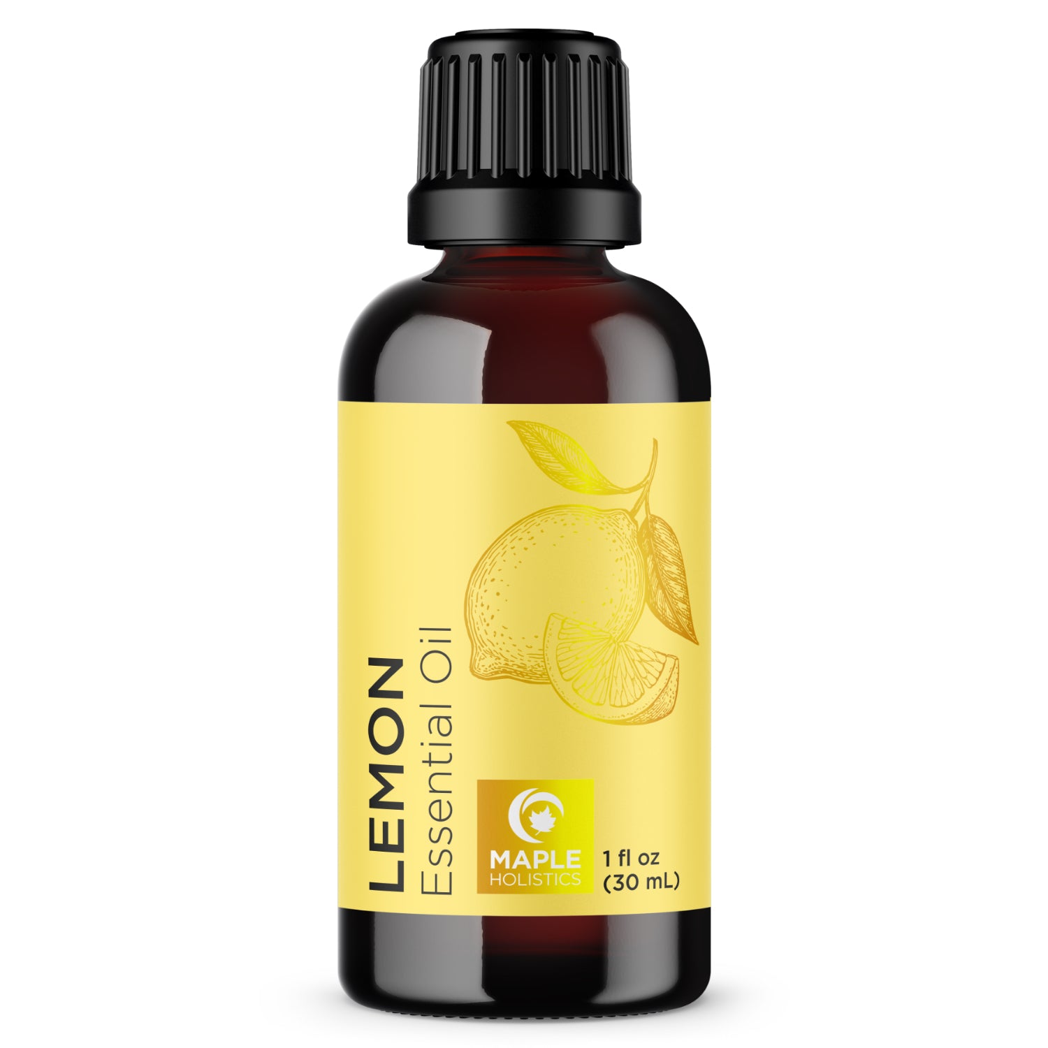 Pure Lemon Essential Oil for Aromatherapy, Diffusers & DIY Skincare - 100% Natural & Therapeutic Grade for Relaxation & Stress Relief