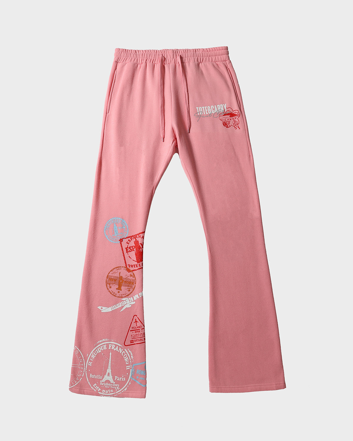 Globetrotter Pink Hoodie and Sweatshirt Set - Cozy Matching Outfit for Women | Perfect for Travel, Gym & Casual Wear
