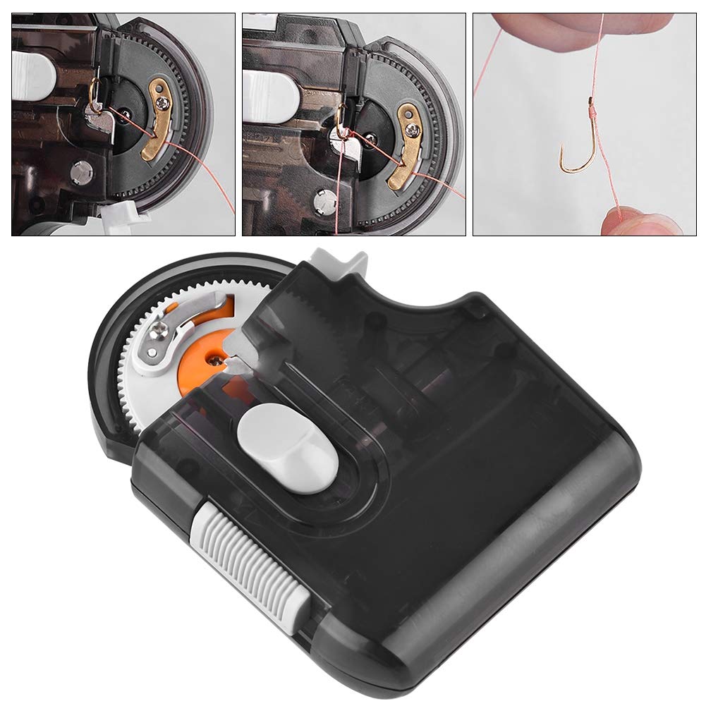 Electric Fishing Hook Tyer Machine - Automatic Fast Tying Tool for Fishing Hooks & Lines | Perfect for Saltwater, Freshwater & Fly Fishing Accessories
