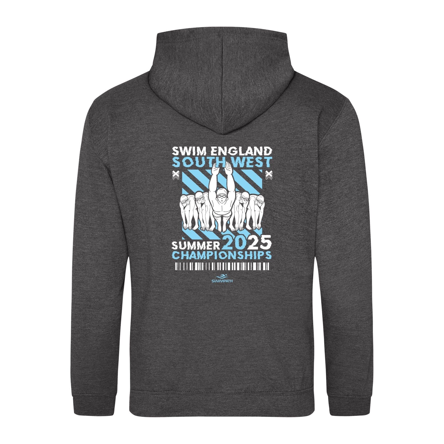 Swim England South West Summer Championships 2025 Hoodie - Charcoal Grey | Comfortable Unisex Pullover for Swimming Competitions & Casual Wear