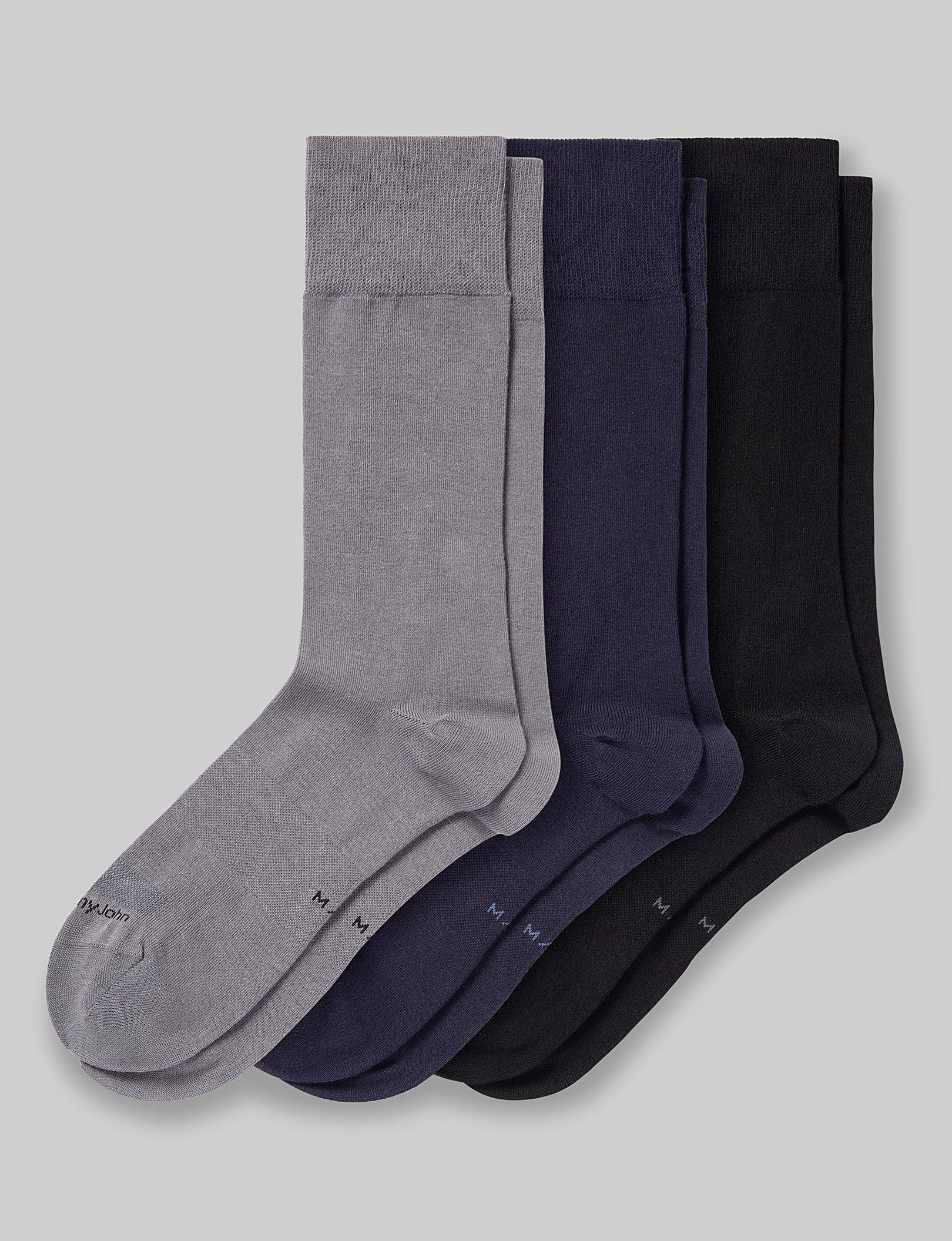 Comfortable Crew Socks 3-Pack for Men & Women - Soft Cotton Casual Athletic Socks for Everyday Wear, Workout, and Sports