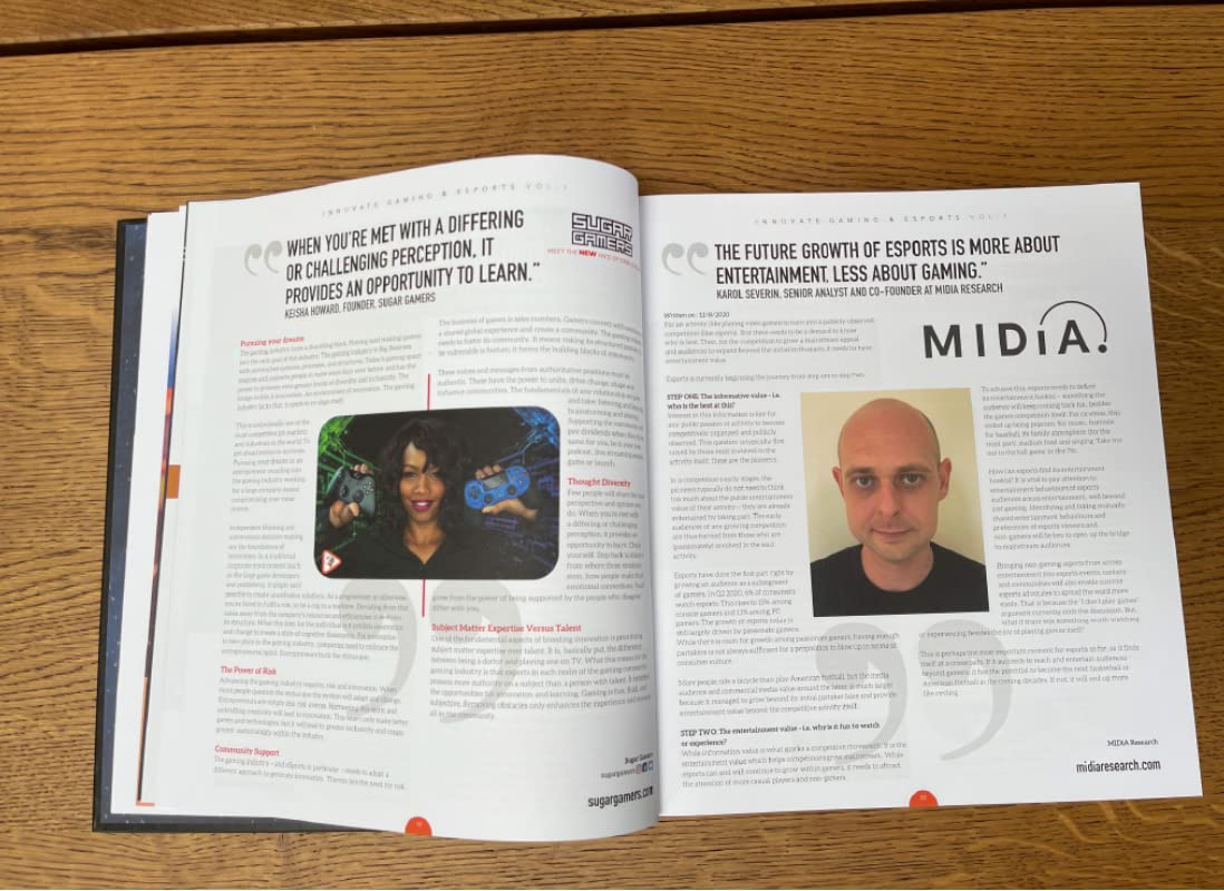 INNOVATE® Gaming & Esports Book - Explore Industry Leaders, Cutting-Edge Products & Services in Competitive Gaming Innovation | Perfect for Gamers, Developers & Esports Enthusiasts