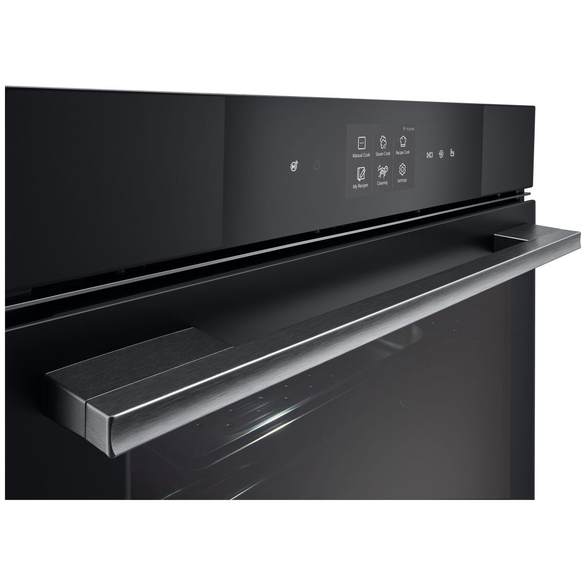 LG 60cm InstaView Series 9 Full Steam Oven with Black Glass - BO609B2BG4 | Smart Countertop Microwave Oven for Modern Kitchens, Baking & Healthy Cooking