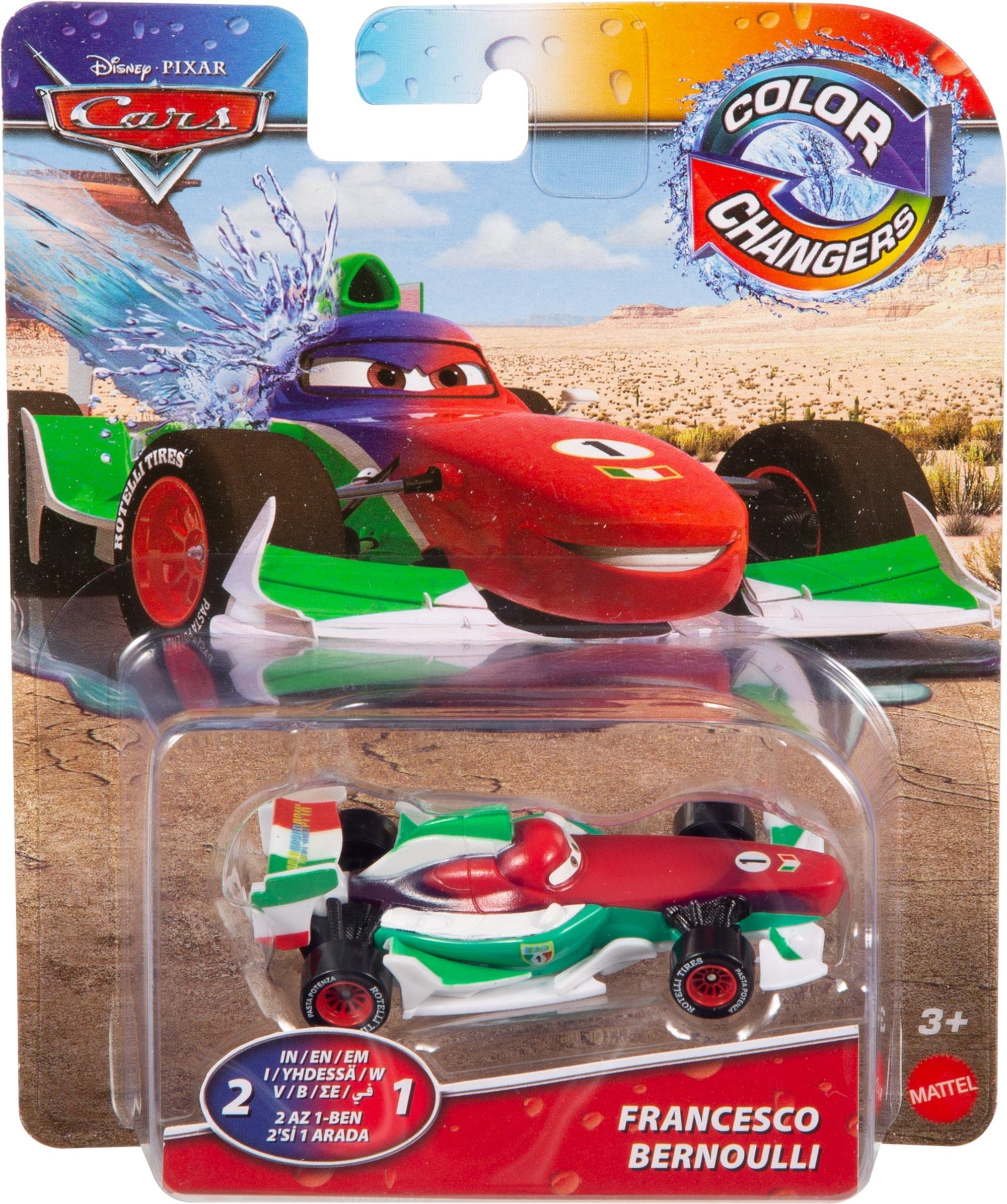 Disney Pixar Cars Francesco Bernoulli Color Changing Toy - Race Car Playset for Kids, Collectible Toy for Boys & Girls - Perfect for Birthday Gifts & Playtime Adventures