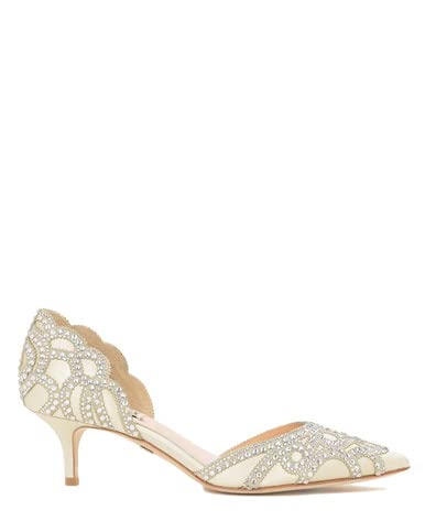 Badgley Mischka Women's Ginny Dress Pump - Elegant High Heel Shoes for Weddings, Parties & Formal Events | Comfortable Dressy Heels for Women