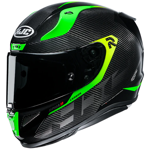 RPHA 11 Carbon Bleer Motorcycle Helmet - Lightweight, Durable & High-Performance for Racing & Street Riding