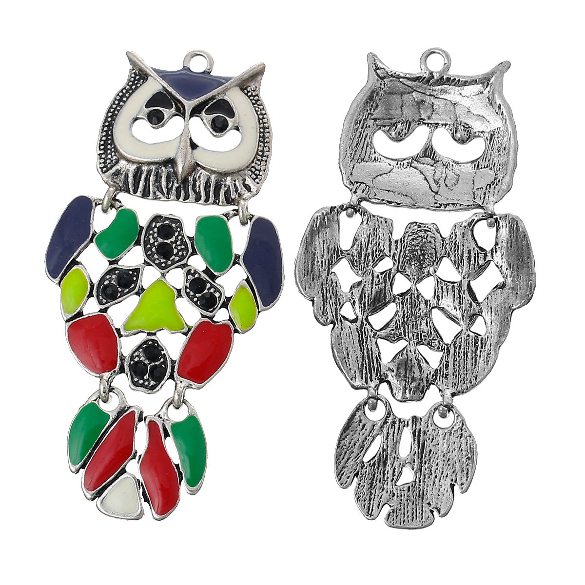 Sparkling Owl Charm Pendant Necklace - Elegant Multi Owl Design Jewelry for Women, Perfect for Parties, Date Nights & Gifts