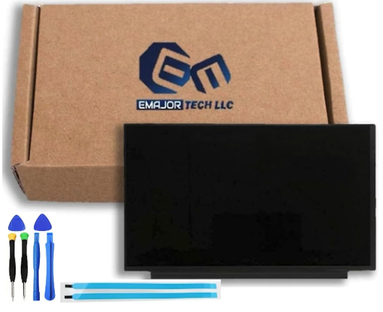 EM EMAJOR TECH Replacement LCD Screen for HP Pavilion Gaming 15Z-EC200 Laptop - 15.6