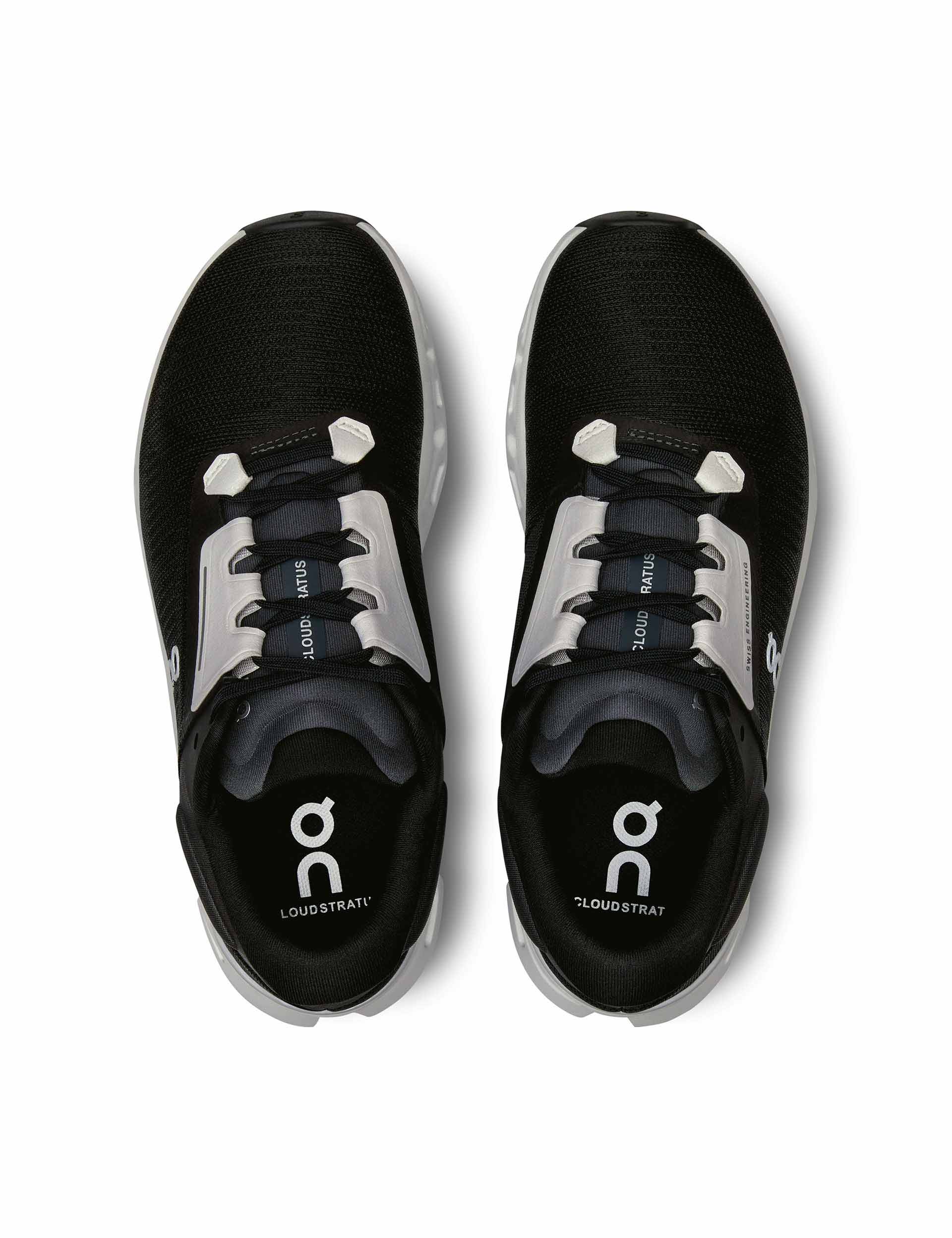 ASICS Cloudstratus 3 Running Shoes - Black/Frost - Premium Cushioned Stability Sneakers for Men & Women - Ideal for Long Distance Running, Jogging, and Daily Workouts