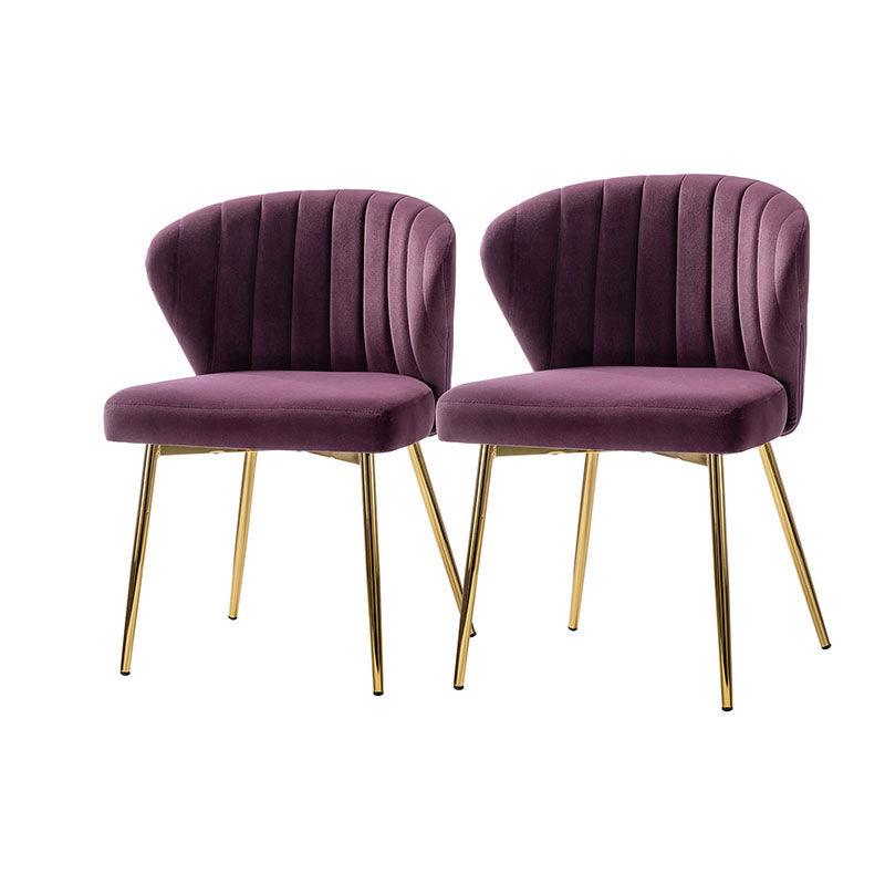 Aruna Side Chair Set - Modern Dining Chairs for Kitchen, Living Room & Office - 2-Piece Wooden Accent Chairs with Cushion - Perfect for Small Spaces, Breakfast Nook & Home Decor