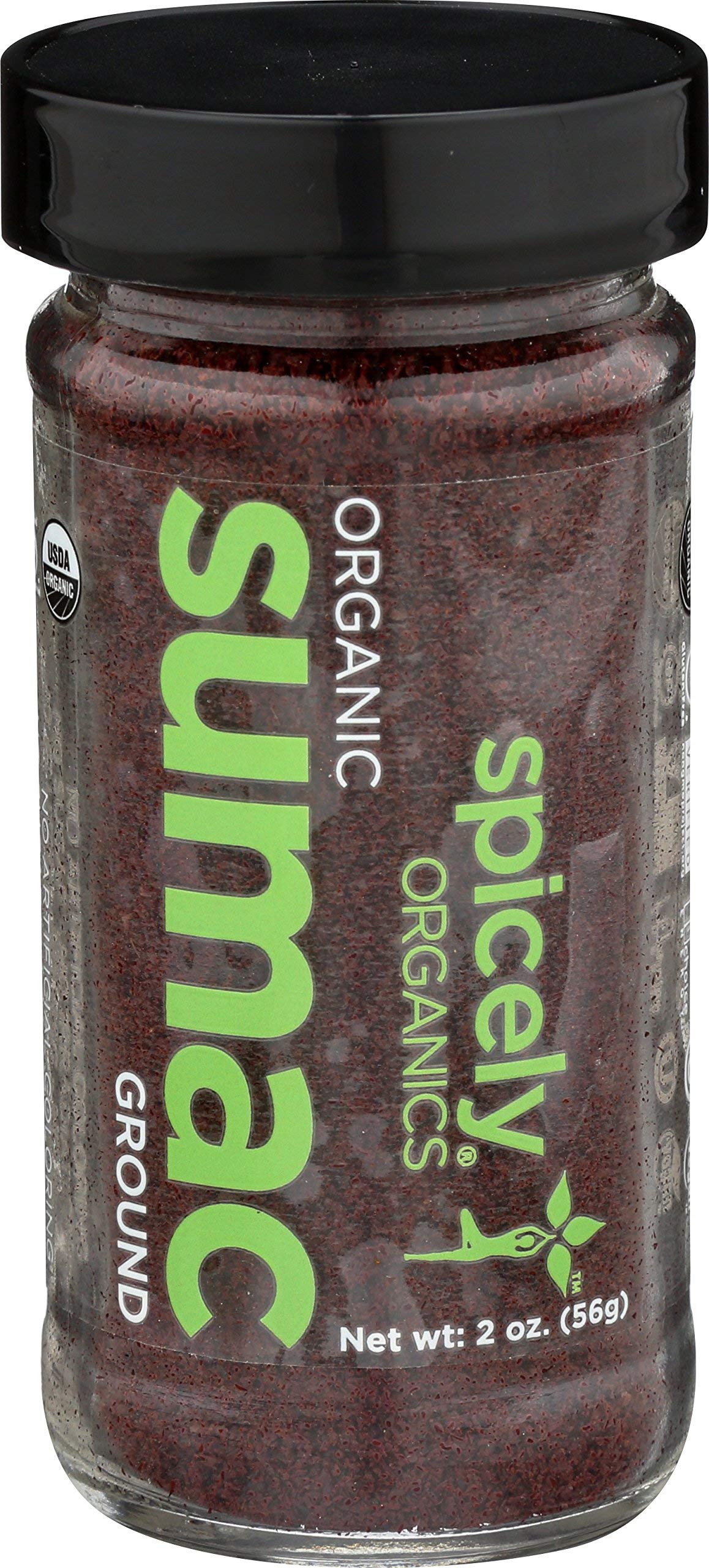 Organic Sumac Powder 2 Oz - USDA Certified, Gluten Free, Non-GMO - Perfect for Middle Eastern & Mediterranean Cooking, Salads & Spice Blends