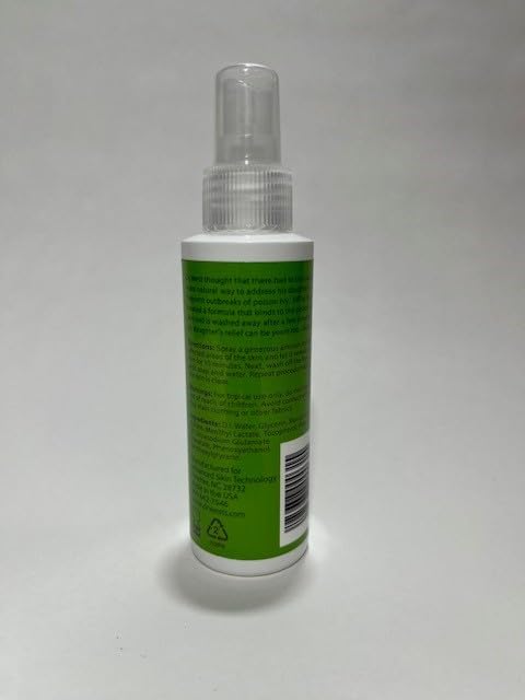 Dr. West's Poison Ivy Wash - 4oz Soothing Spray for Poison Ivy, Oak & Sumac Relief | Fast Itch Relief & Skin Protection for Outdoor Activities, Hiking & Gardening