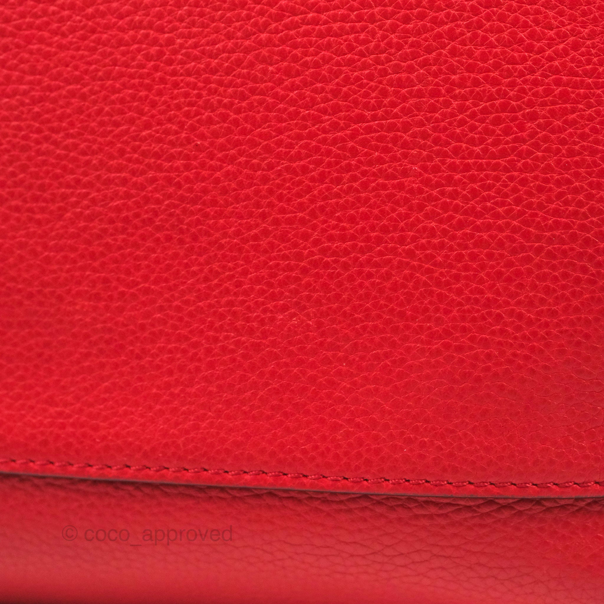 Celine Mini Luggage Bag in Red Calfskin Leather - Stylish Crossbody Handbag for Women, Perfect for Travel, Work & Everyday Use
