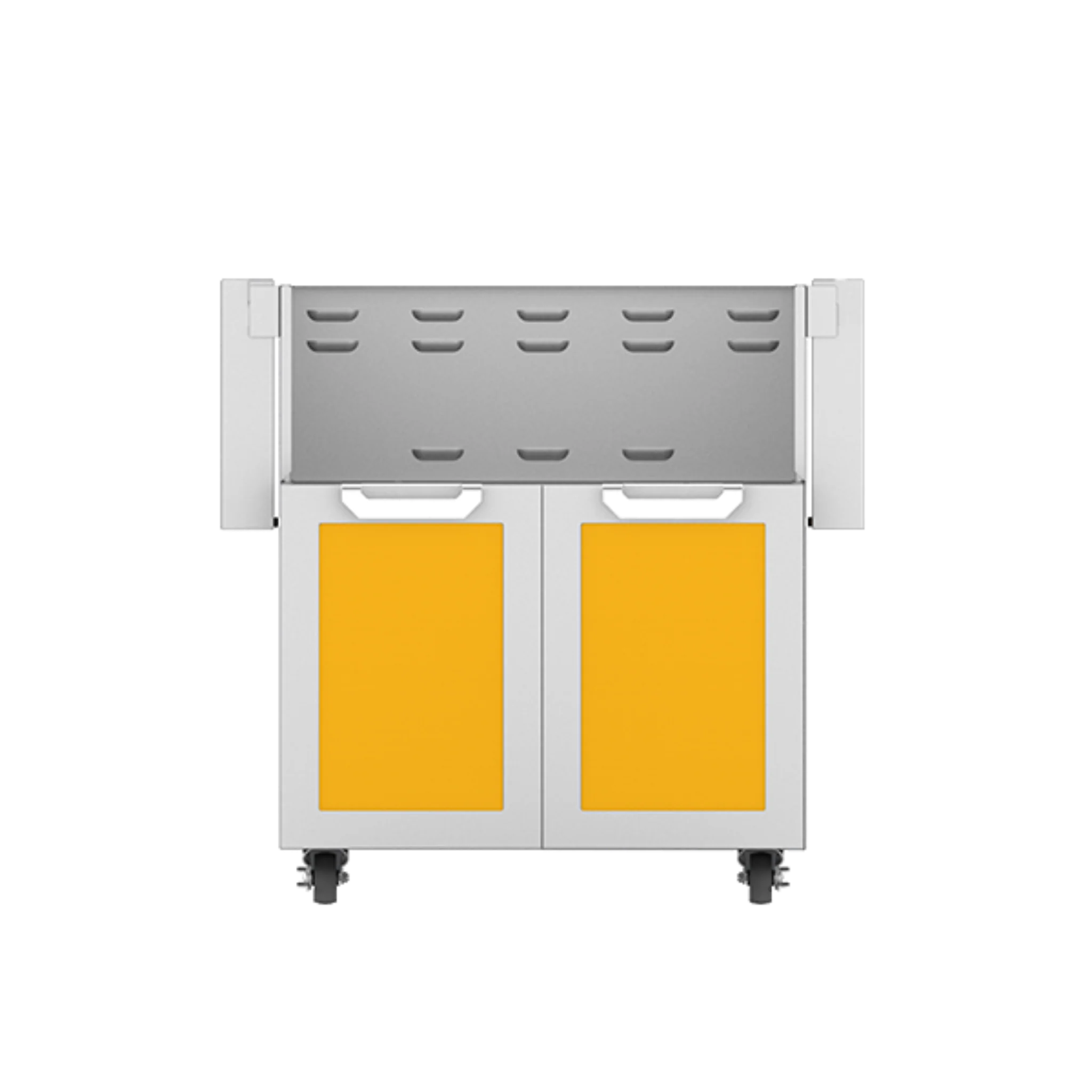 Hestan GCD30 30-Inch Outdoor Tower Cart with Double Doors - Heavy Duty Stainless Steel Storage Cabinet for Patio, Garden, and Poolside Use