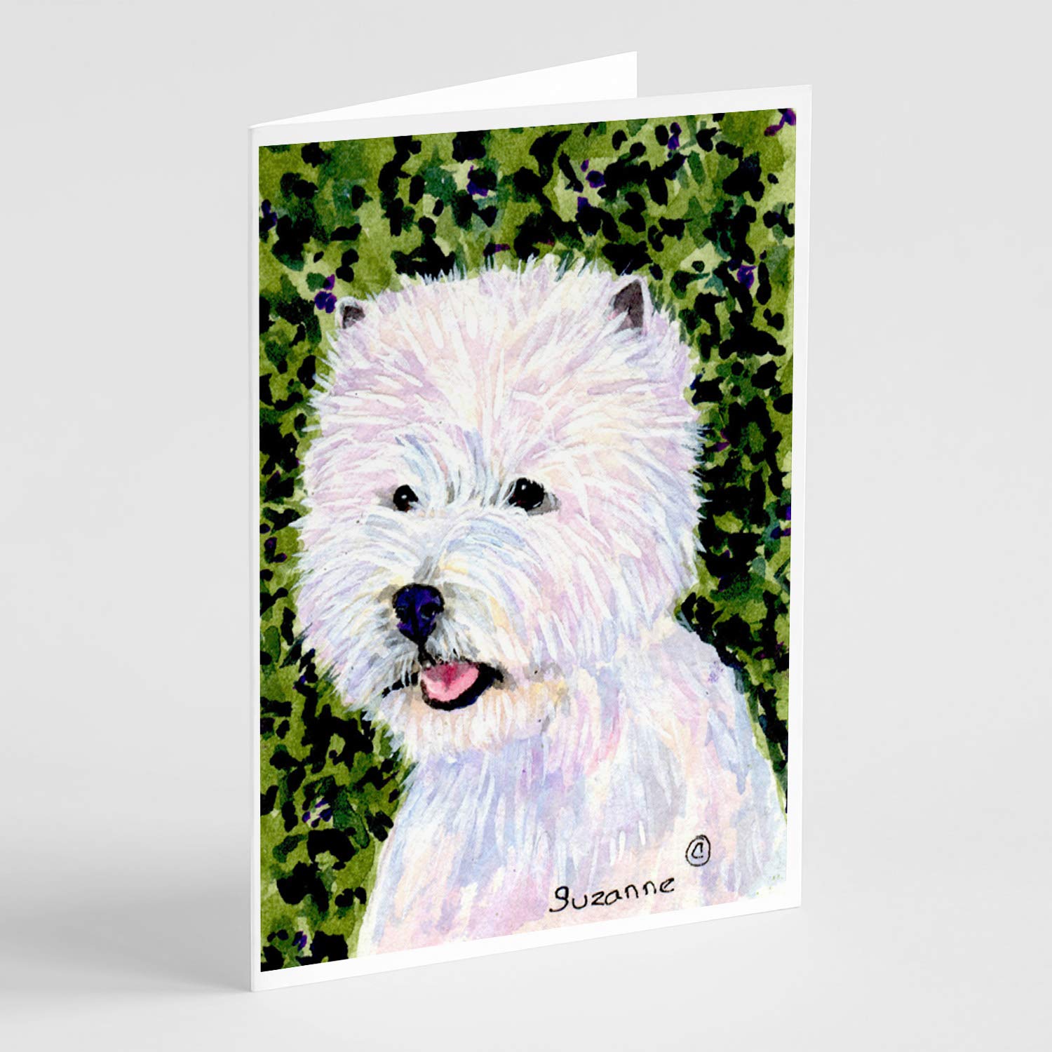 Westie Greeting Cards and Envelopes Set - Pack of 8 Blank A7 Note Cards (5x7 Inches) for Birthdays, Thank You Notes & Special Occasions | Whimsical Dog-Themed Stationery