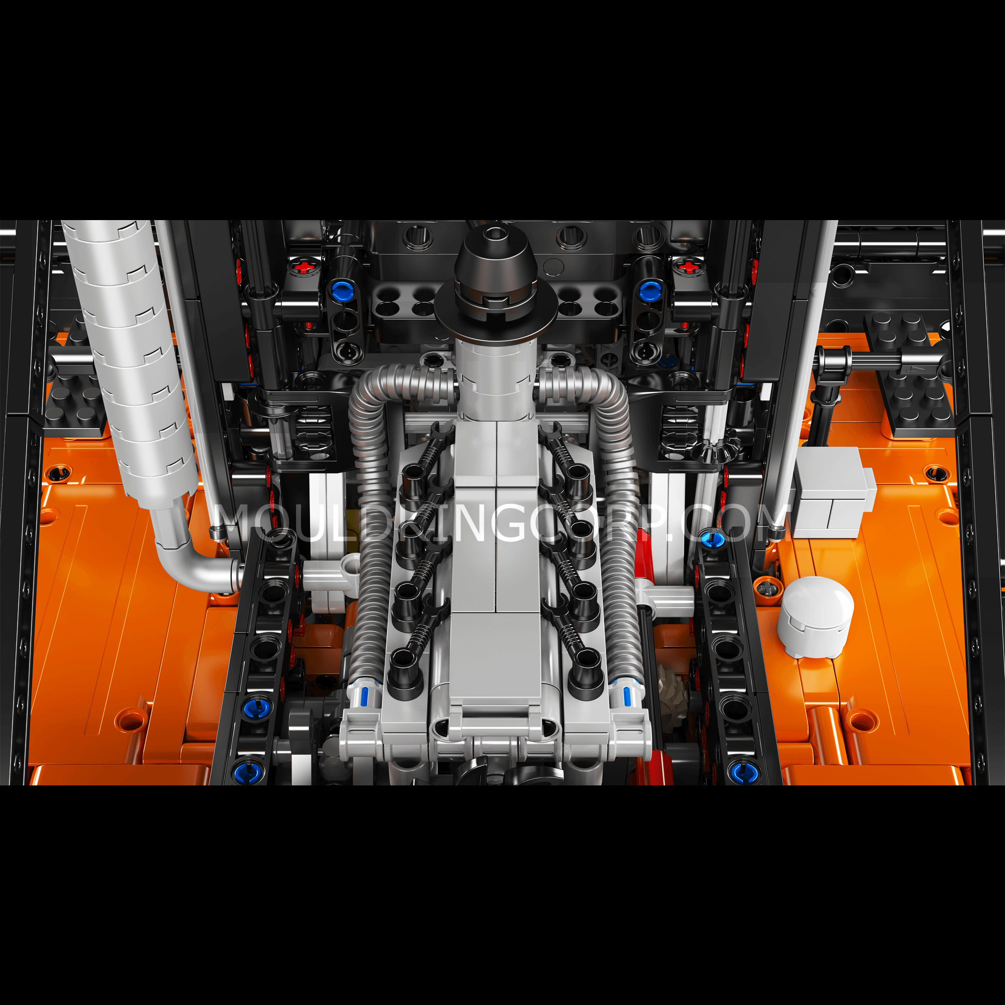 Mould King 17044/17045 Heavy Duty Forklift RC Building Set - 4579 Pcs STEM Toy for Adults & Kids | Construction Model Kit for Engineering Enthusiasts, DIY Project & Collectors | Perfect for Home, Office Display & Gift Giving
