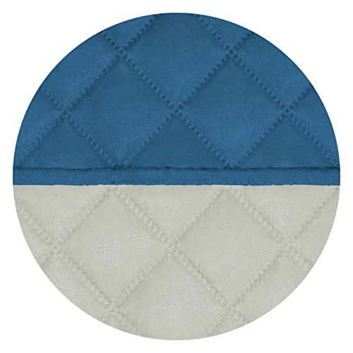 Peacock Blue/Beige