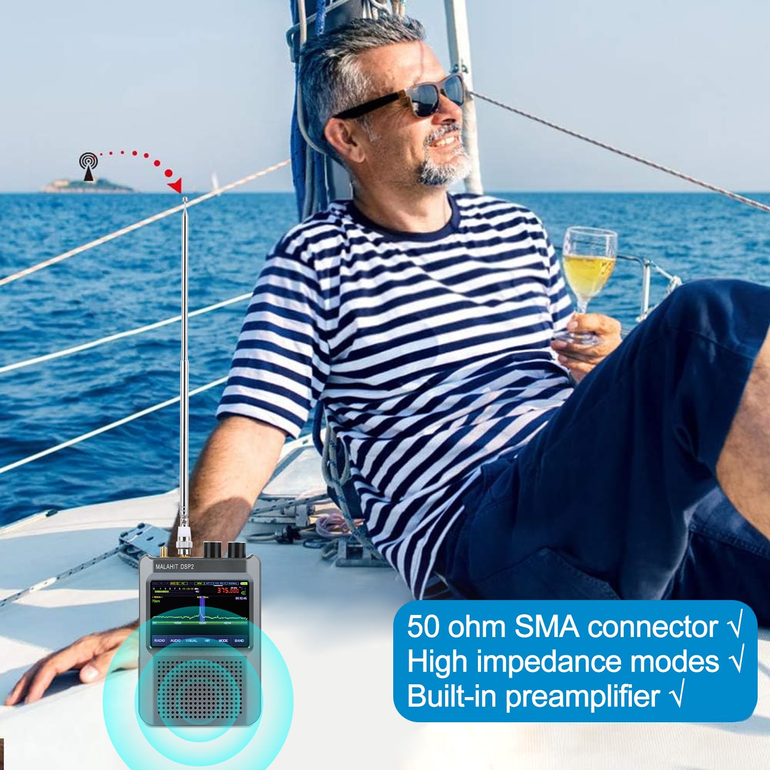 Malahit DSP2 SDR Radio Receiver V2.4 - 3.5