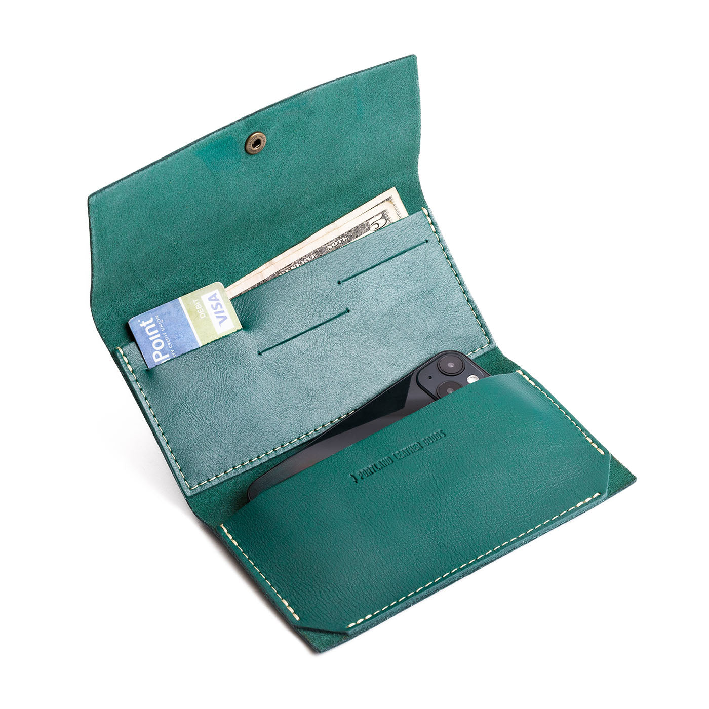 Genuine Leather Rancher Wallet for Men - Slim RFID Blocking Bifold Wallet with Money Clip - Perfect for Everyday Carry, Travel & Western Style Fashion