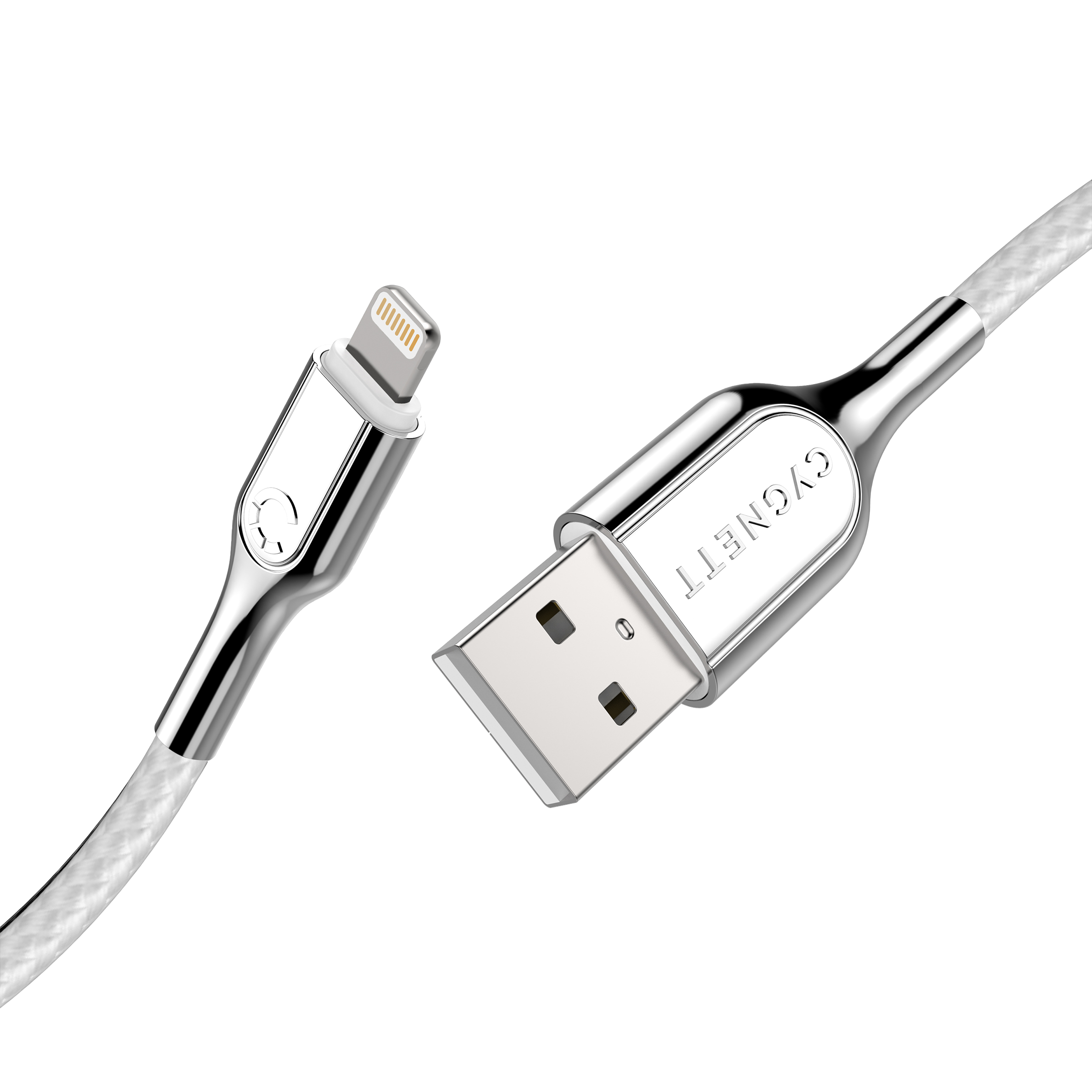 Premium Lightning to USB A Cable 2M (6.6ft) - Fast Charging & Sync for iPhone iPad - Durable & Tangle-Free for Home, Office & Travel