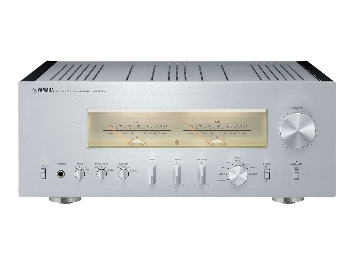 Yamaha A-S3200 Integrated Stereo Amplifier - High-End Audio for Home Theater & Music Listening