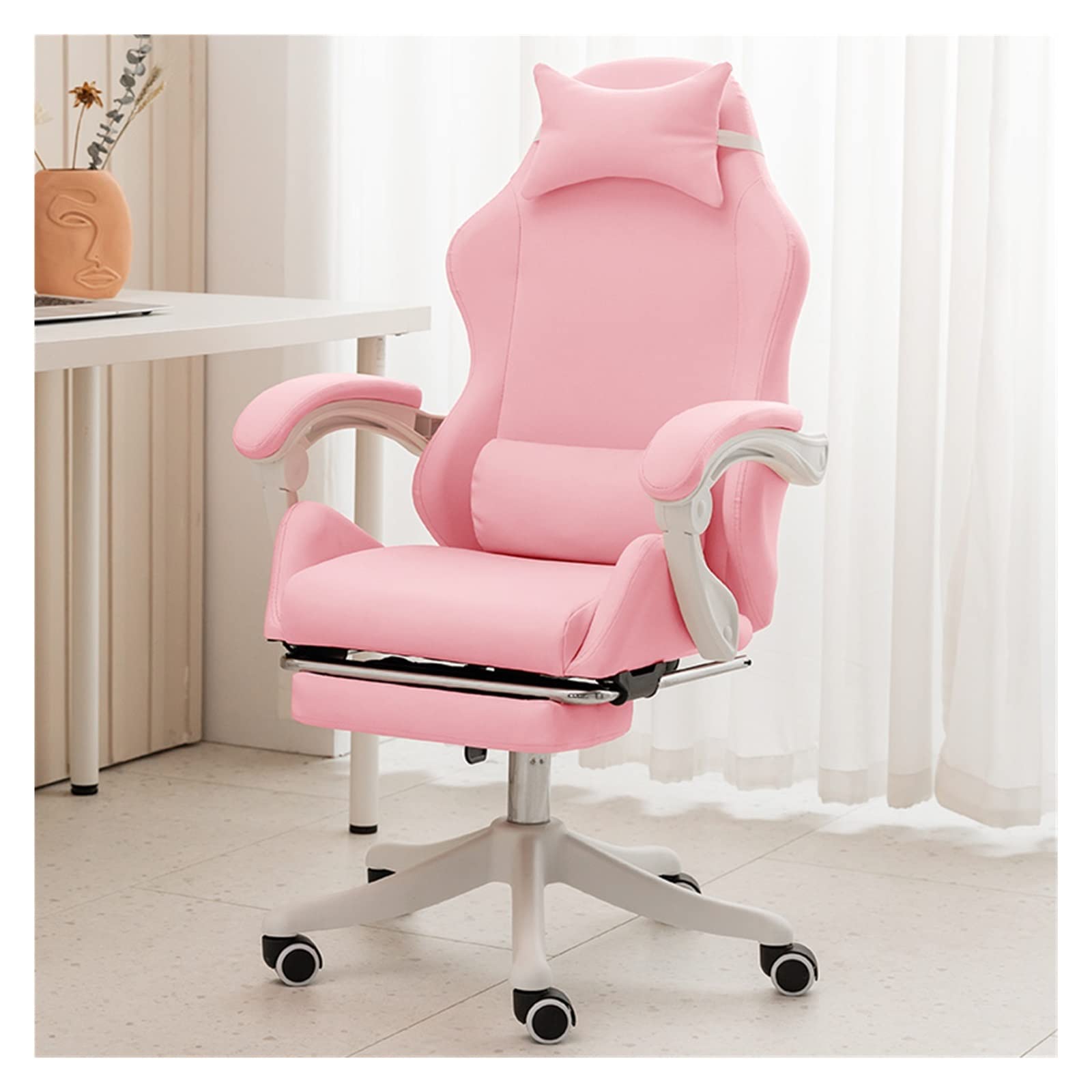 Ergonomic Gaming Chair - Adjustable Height PC Office Chair for Streaming & Home Workstation - Perfect for Gamers, Streamers & Remote Workers