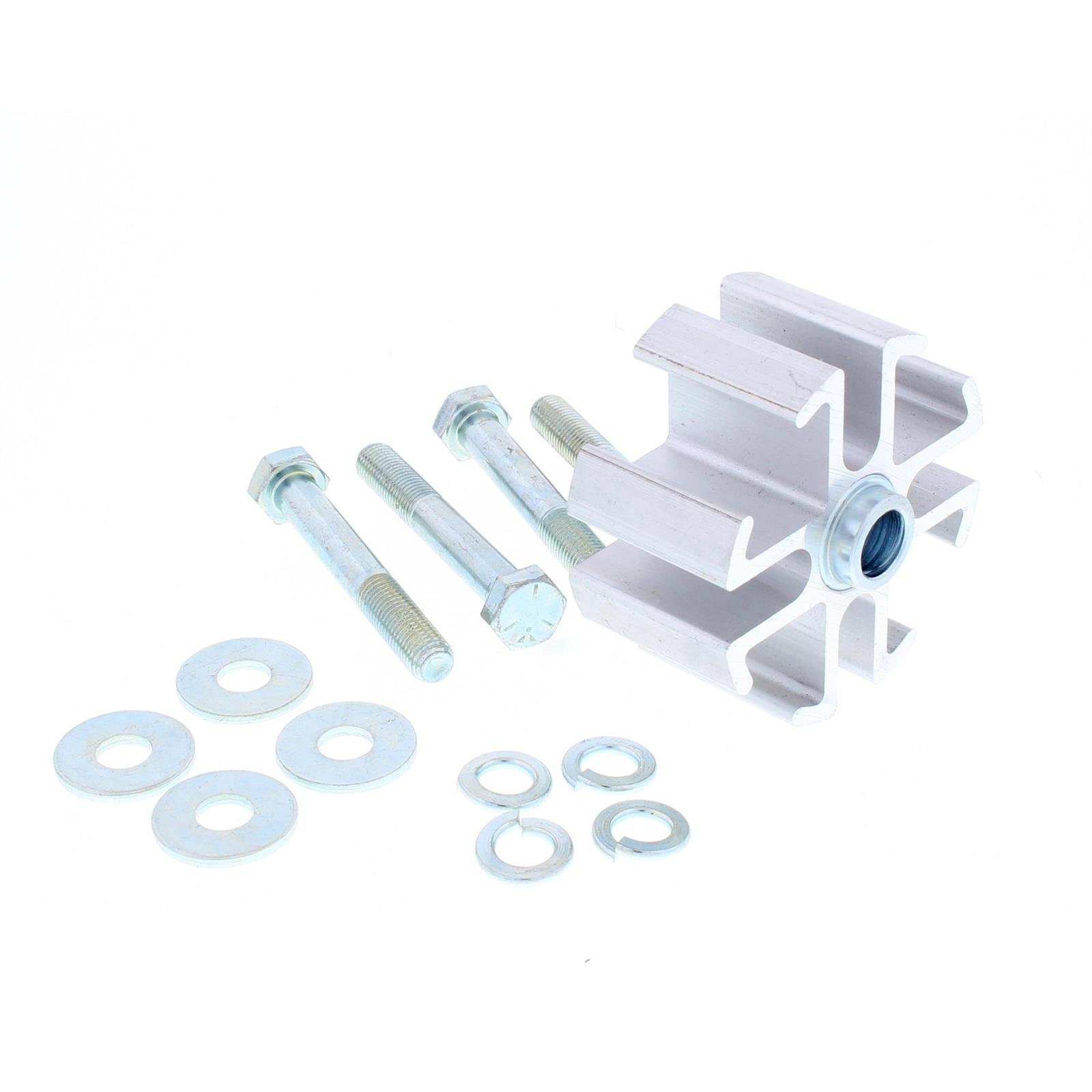 2 Inch Aluminum Fan Spacers with Bolts - Heavy Duty Cooling Fan Mounting Kit for PC, Case, Radiator & Automotive Applications