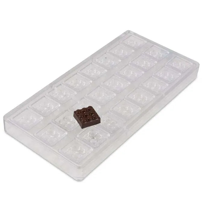 24-Piece Toy Block Chocolate Mold Set - DIY Candy Making for Kids, Birthday Parties & Holiday Treats | BPA-Free Silicone Baking Molds for Chocolate, Candy, Soap & Crafts