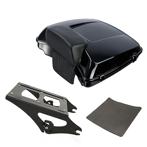 Gloss Black Razor Trunk+Black Rack