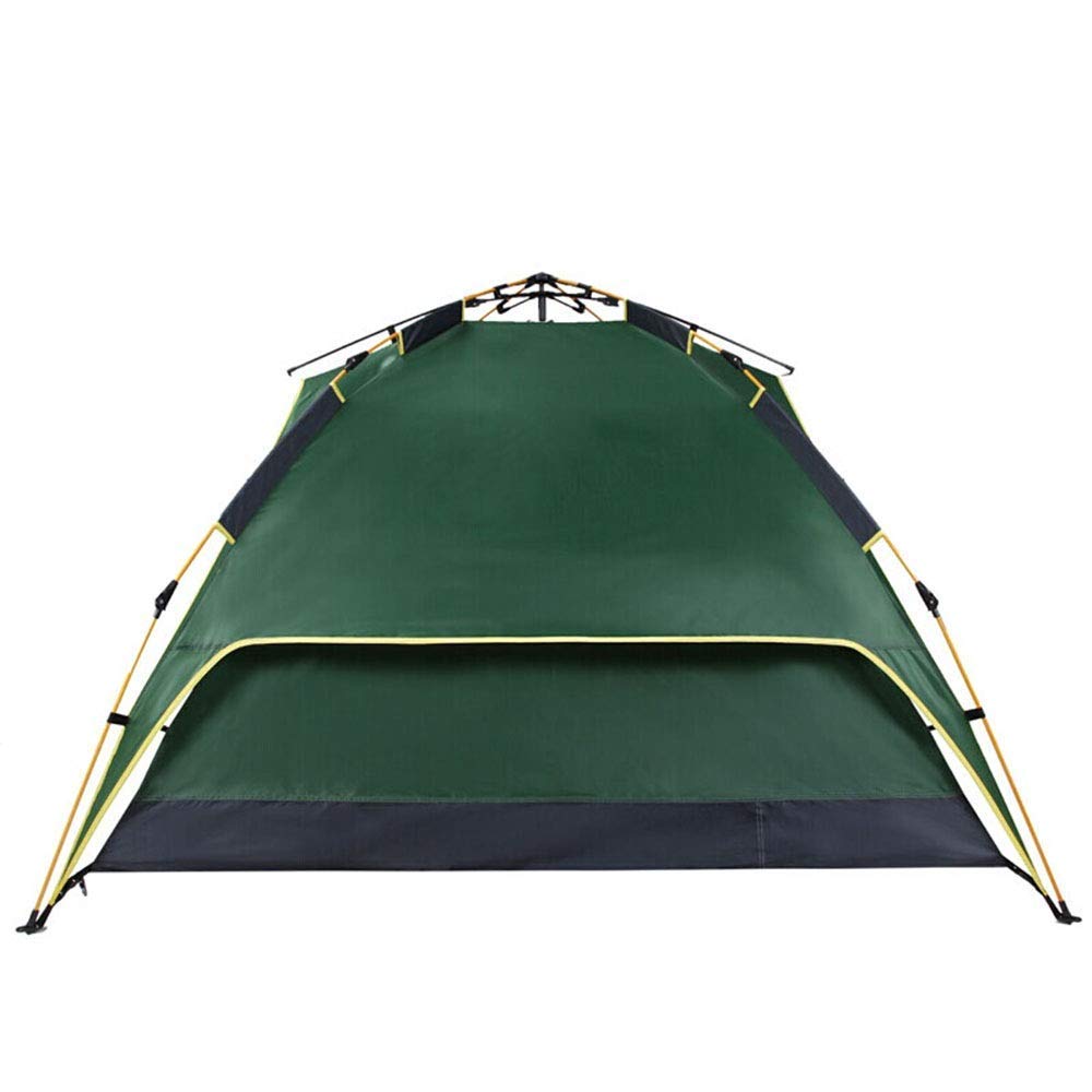 Instant Pop Up Waterproof Dome Tent for 3-4 People - Double Door Camping & Beach Tent for Backpacking, Fishing & Outdoor Adventures | Perfect for Family Camping, Beach Trips & Hiking