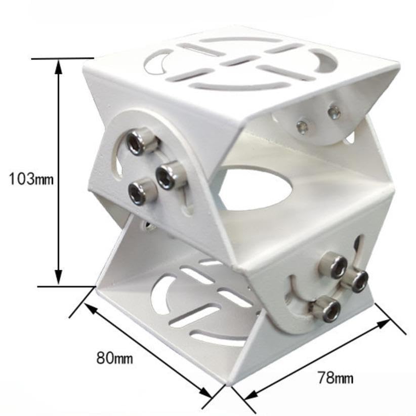 Oshhni Universal Joint Bracket - Heavy Duty Security Camera Mount for Road, CCTV, and Outdoor Surveillance Cameras - Adjustable Angle for Home & Business Security