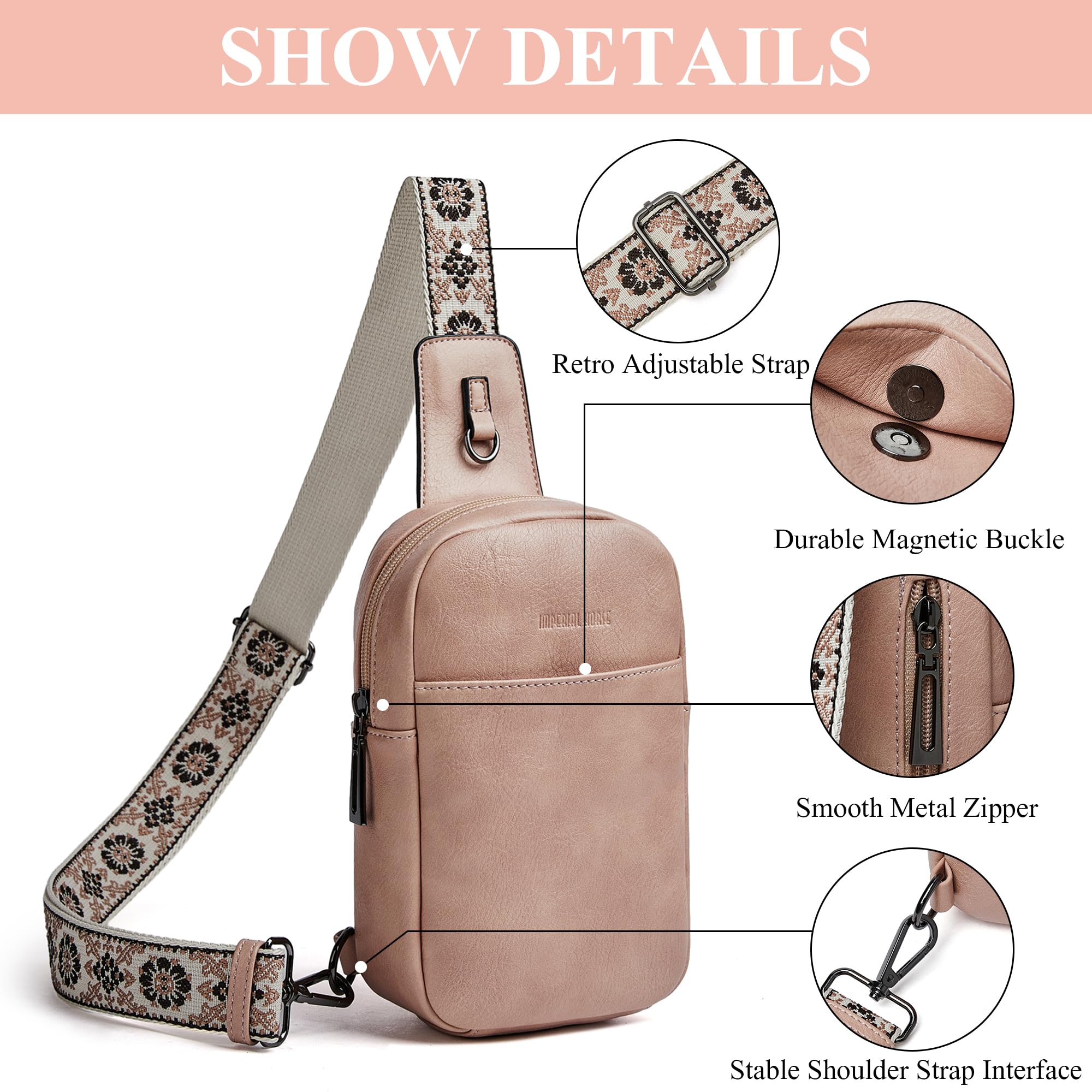 Women's Sling Bag - Crossbody Fanny Pack for Travel & Shopping | Daily Essentials